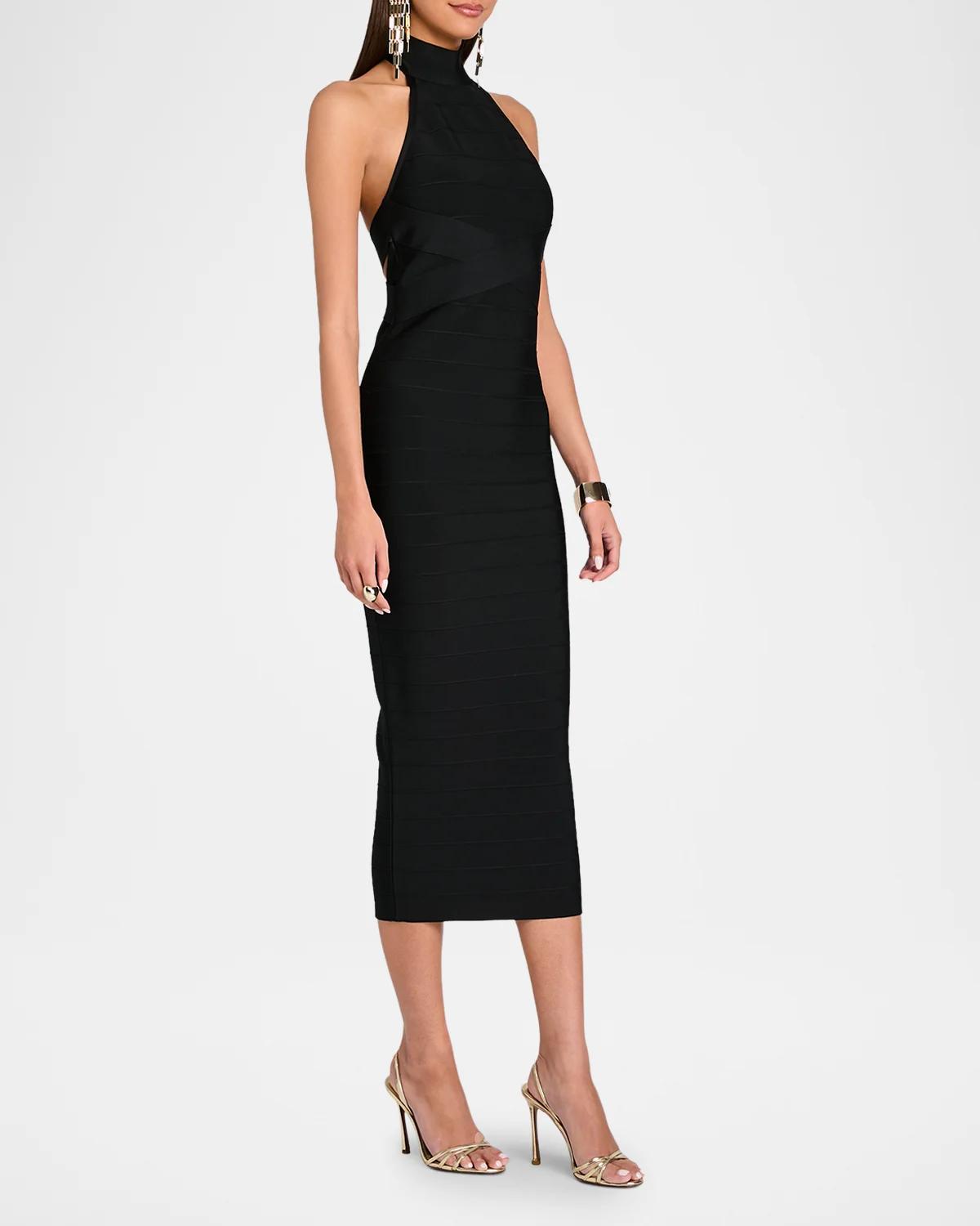 Runa Bandage Knit Midi Dress - thumbnail 4