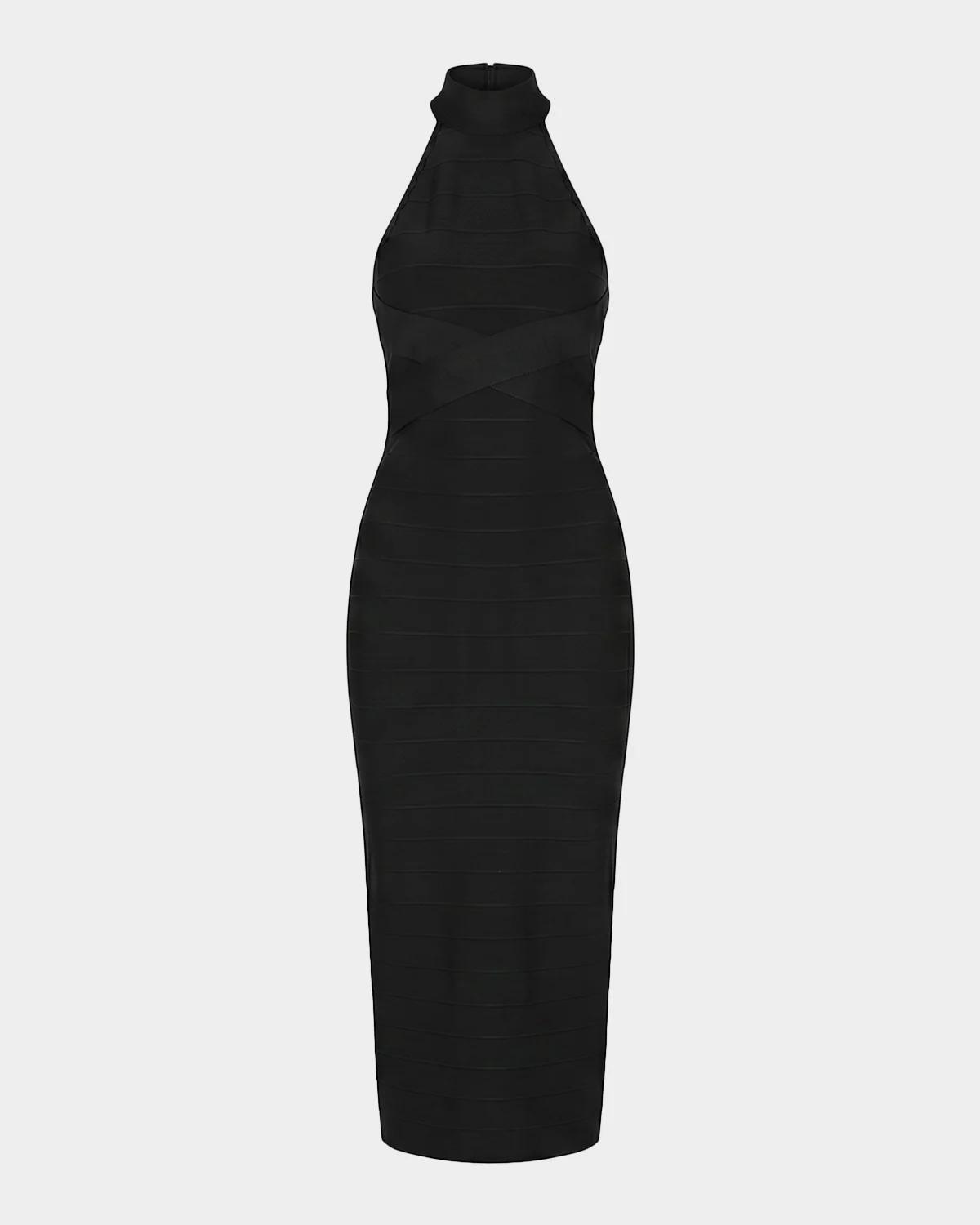 Runa Bandage Knit Midi Dress