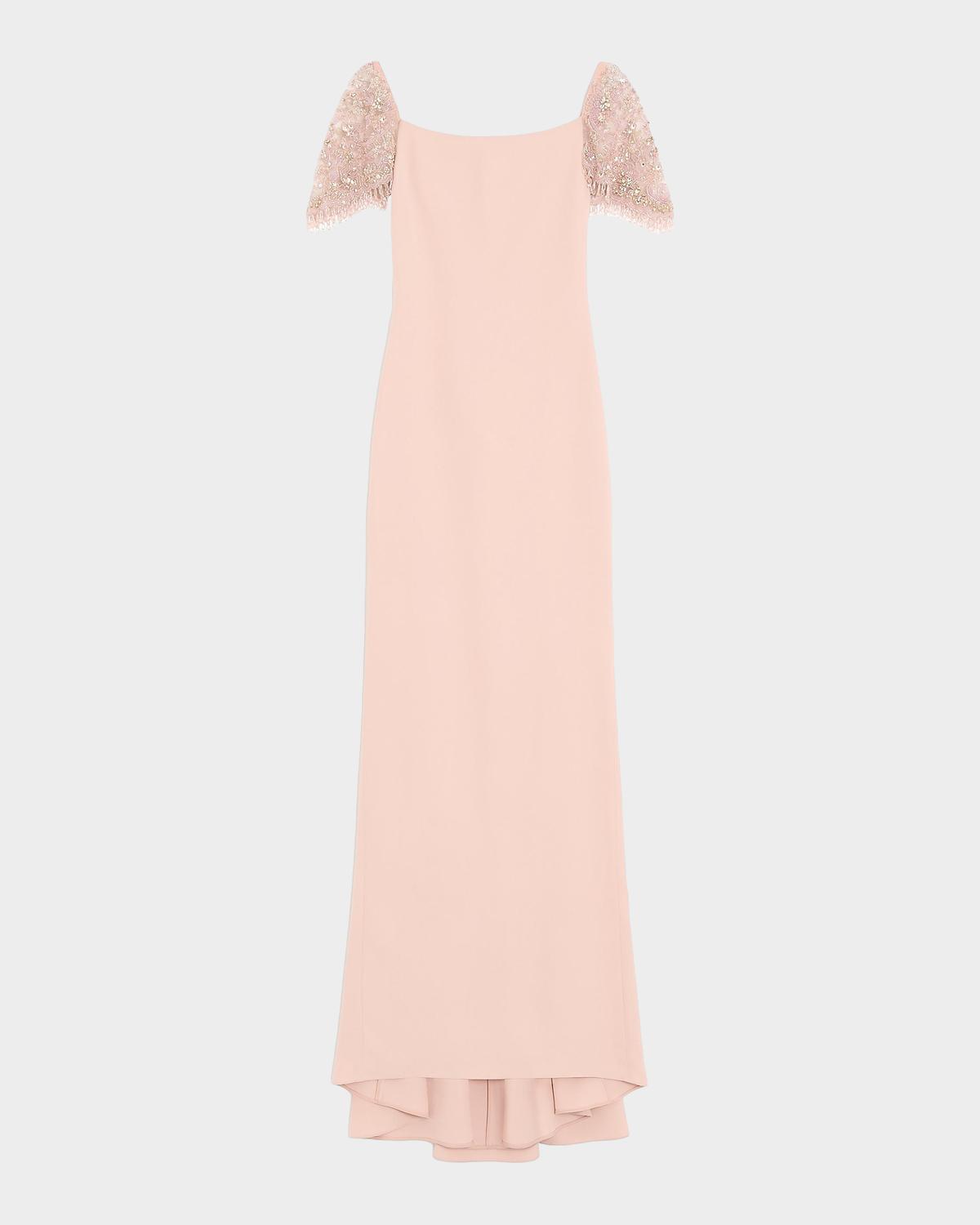 Cady Embellished Floor-Length Gown