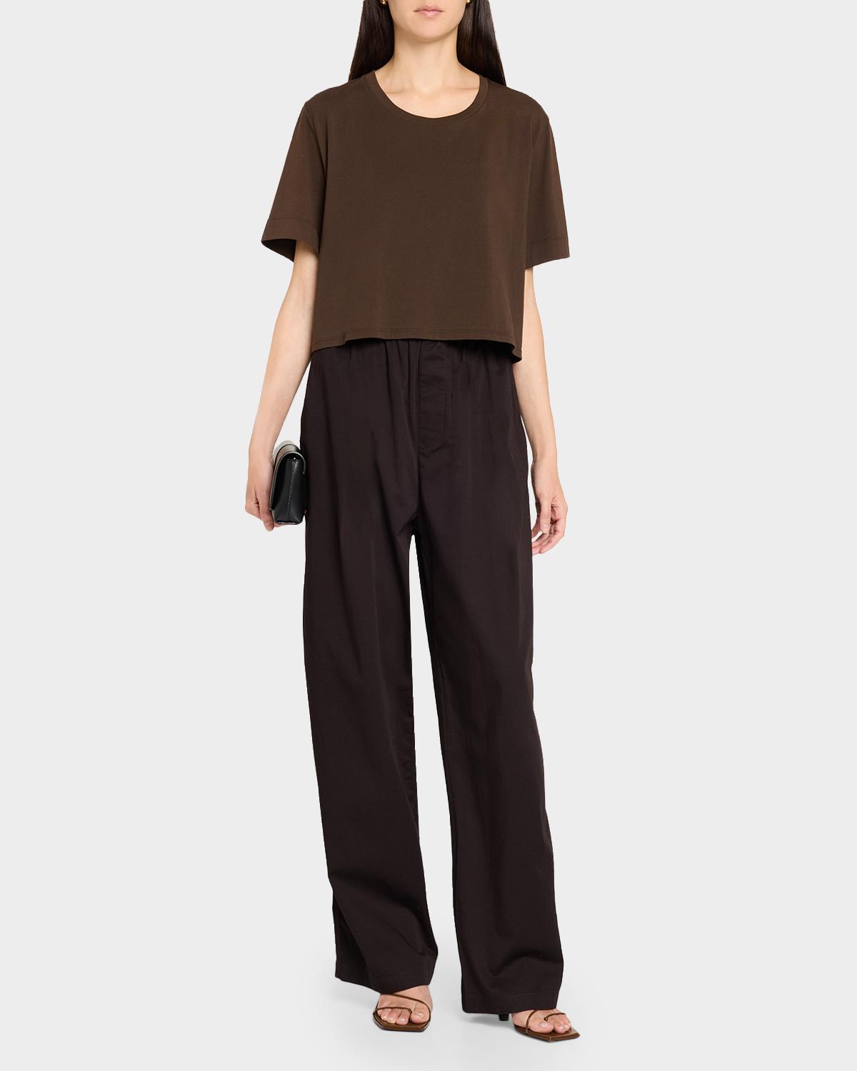 Kali Cropped Cotton Tee - thumbnail 7