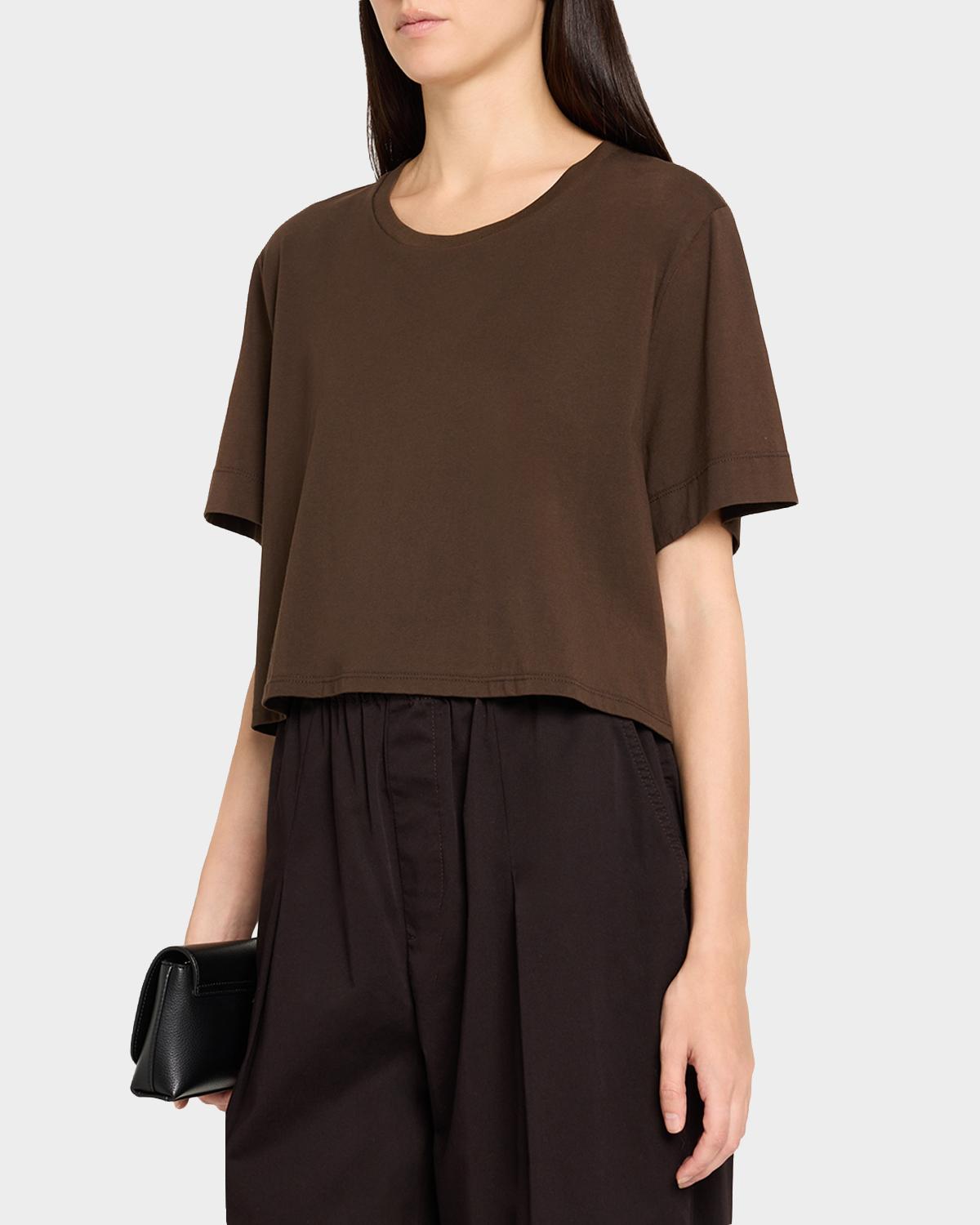 Kali Cropped Cotton Tee - thumbnail 9