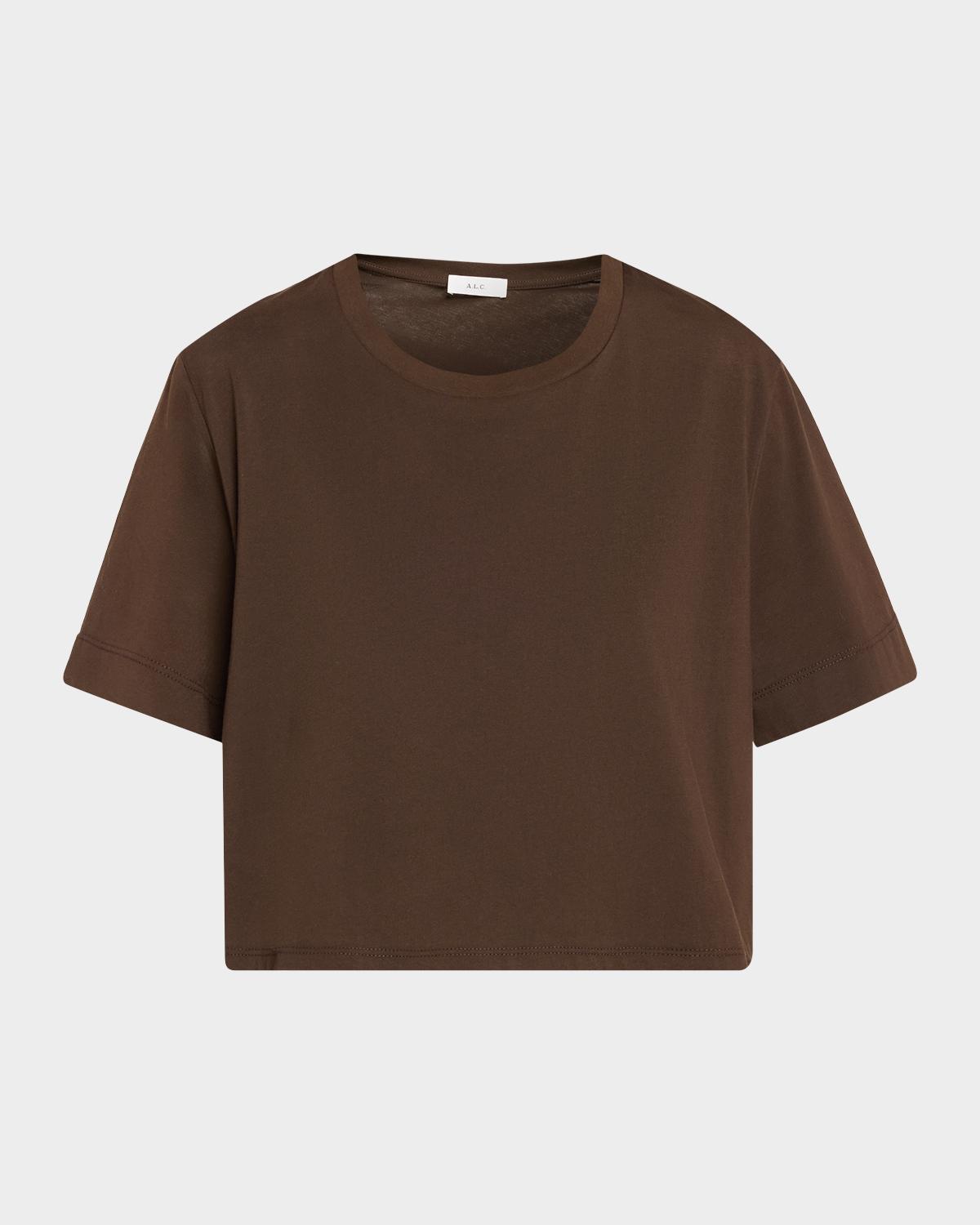 Kali Cropped Cotton Tee - thumbnail 6
