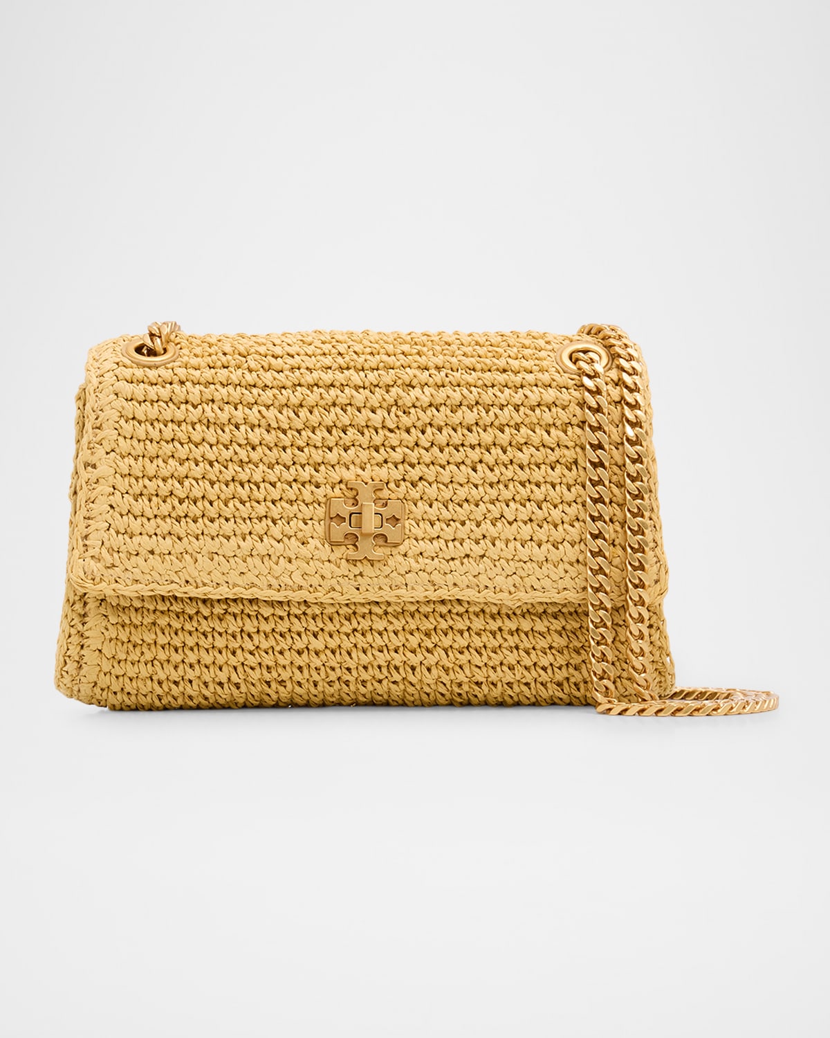 Tory Burch Kira Turnlock Mini Crochet Shoulder Bag | Neiman Marcus