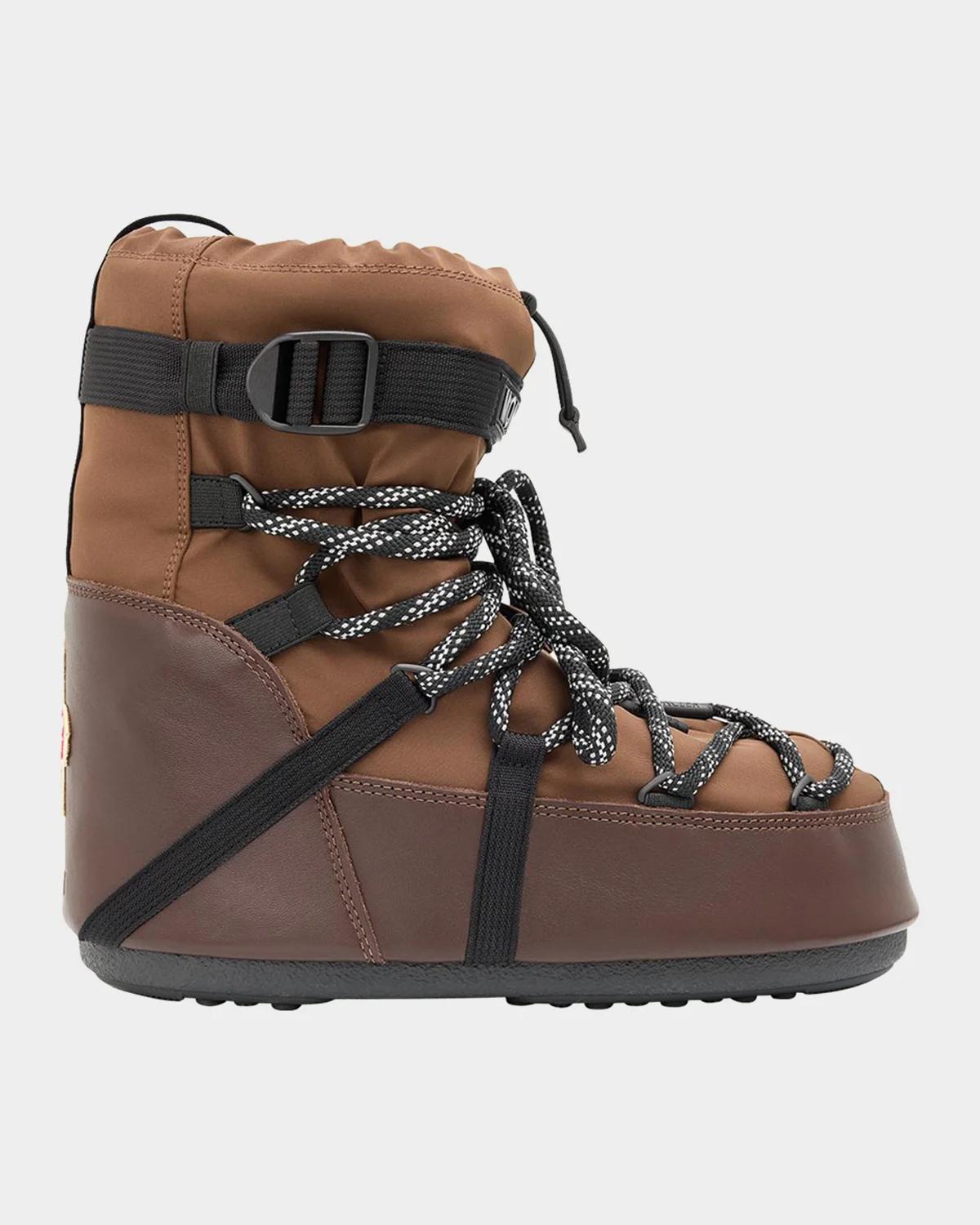 MONCLER ブーツ 37 Moncler x Moon Boot Men's Icon Low Gaiter Padded Snow Boots