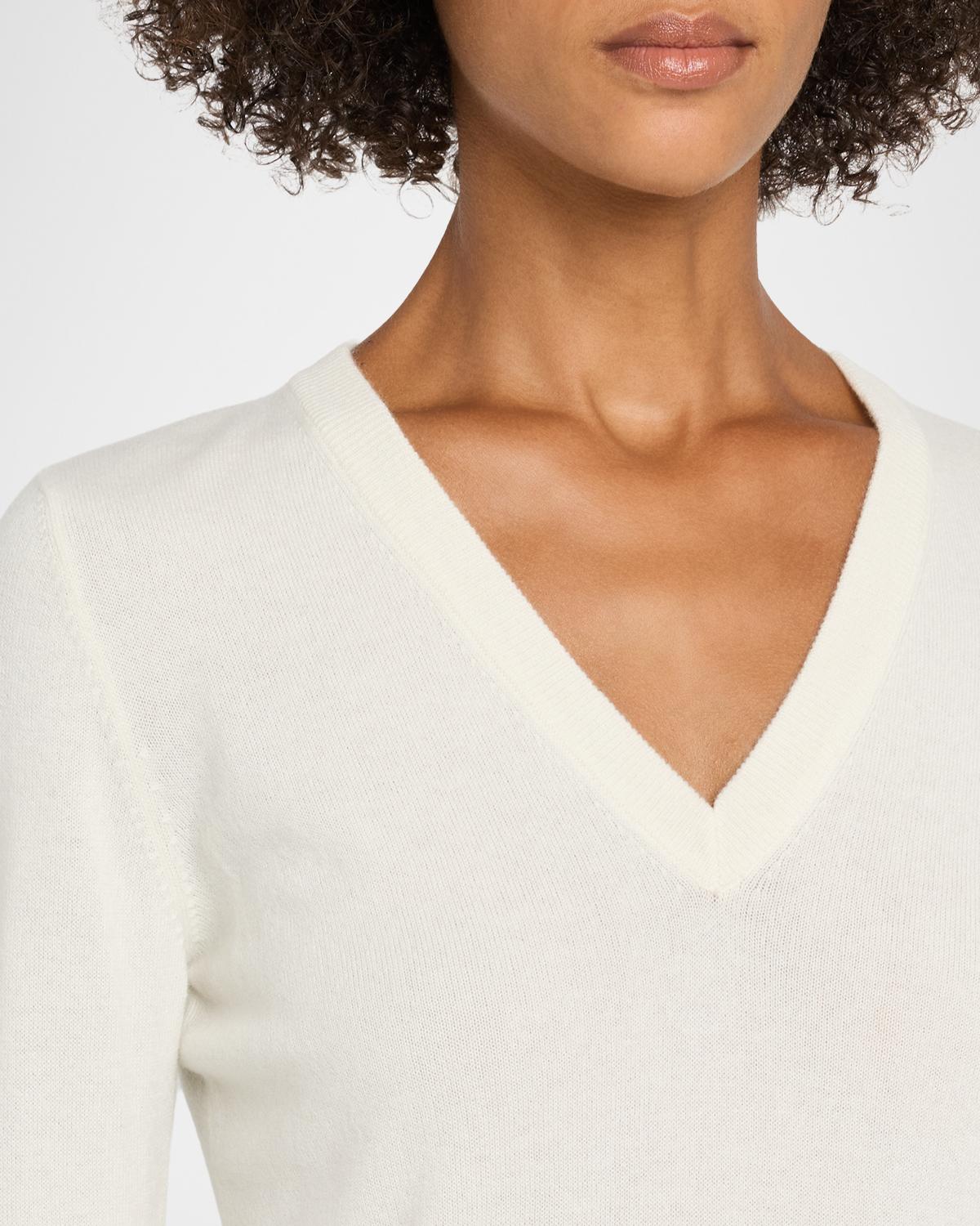 V-Neck Cashmere Sweater - thumbnail 5