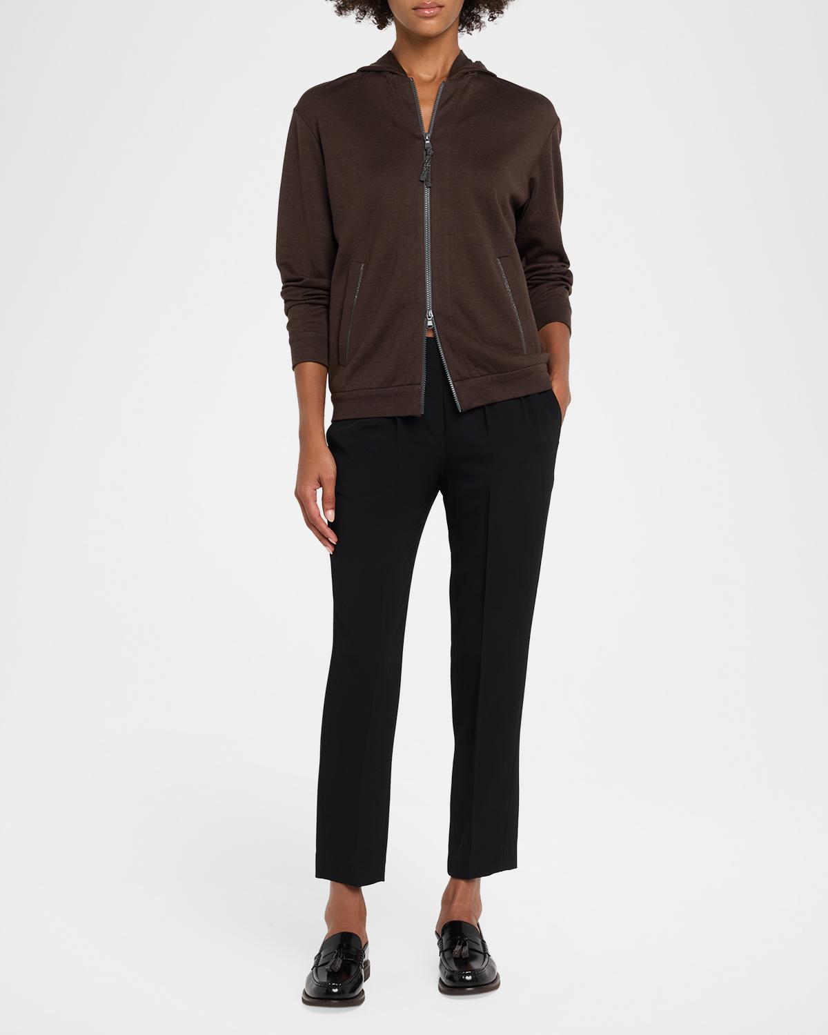 Monili-Trim Cardigan Sweatshirt - thumbnail 2