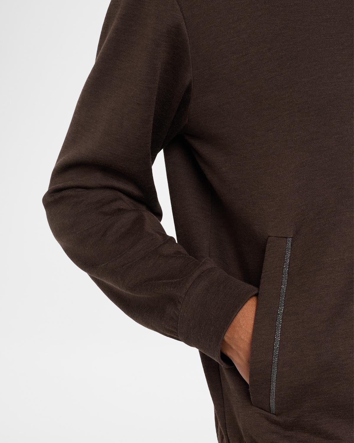 Monili-Trim Cardigan Sweatshirt - thumbnail 5