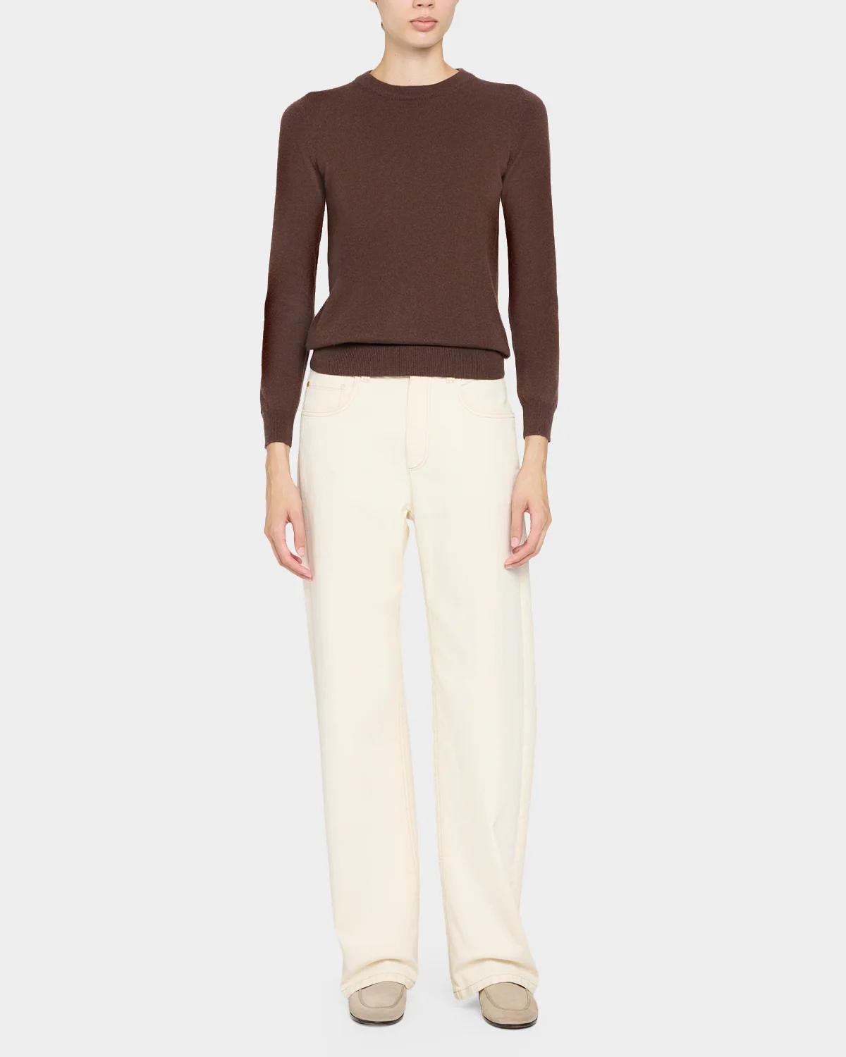 Cashmere Rib Crewneck Sweater - thumbnail 2