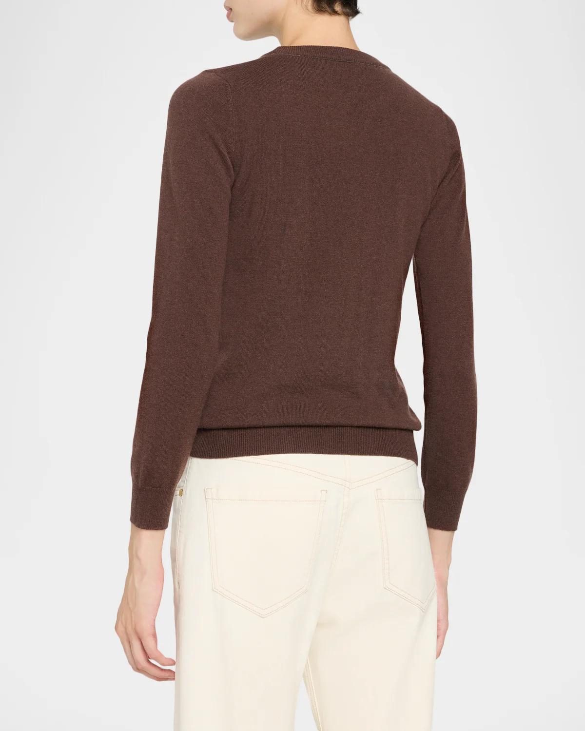 Cashmere Rib Crewneck Sweater - thumbnail 3