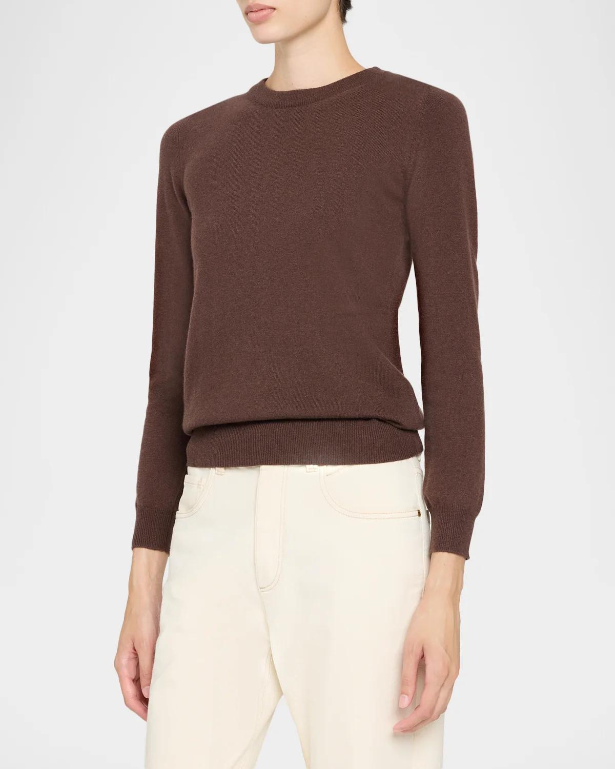 Cashmere Rib Crewneck Sweater - thumbnail 4