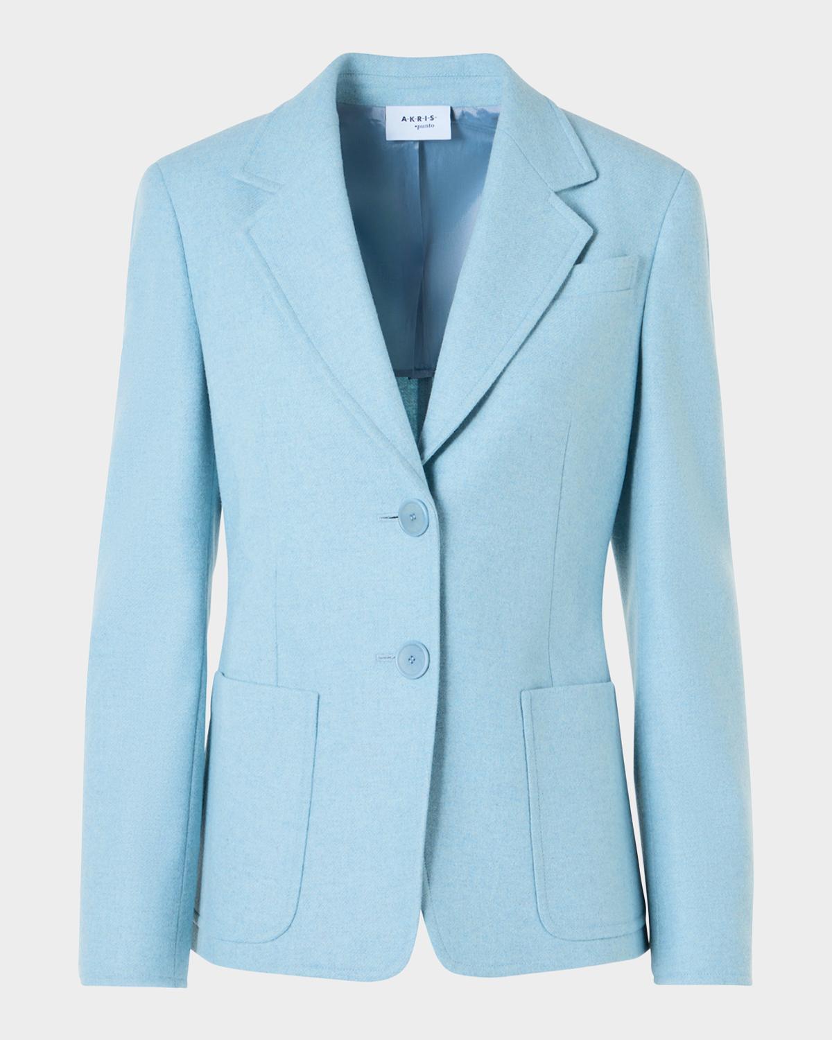 Wool Flannel Blazer