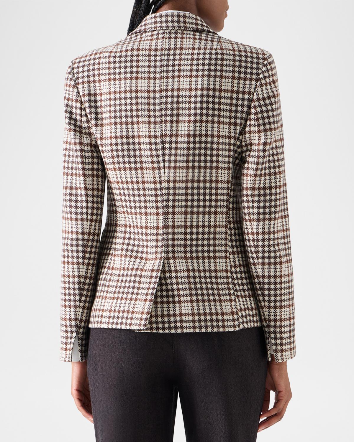 Tweed Check Wool-Blend Blazer - thumbnail 3