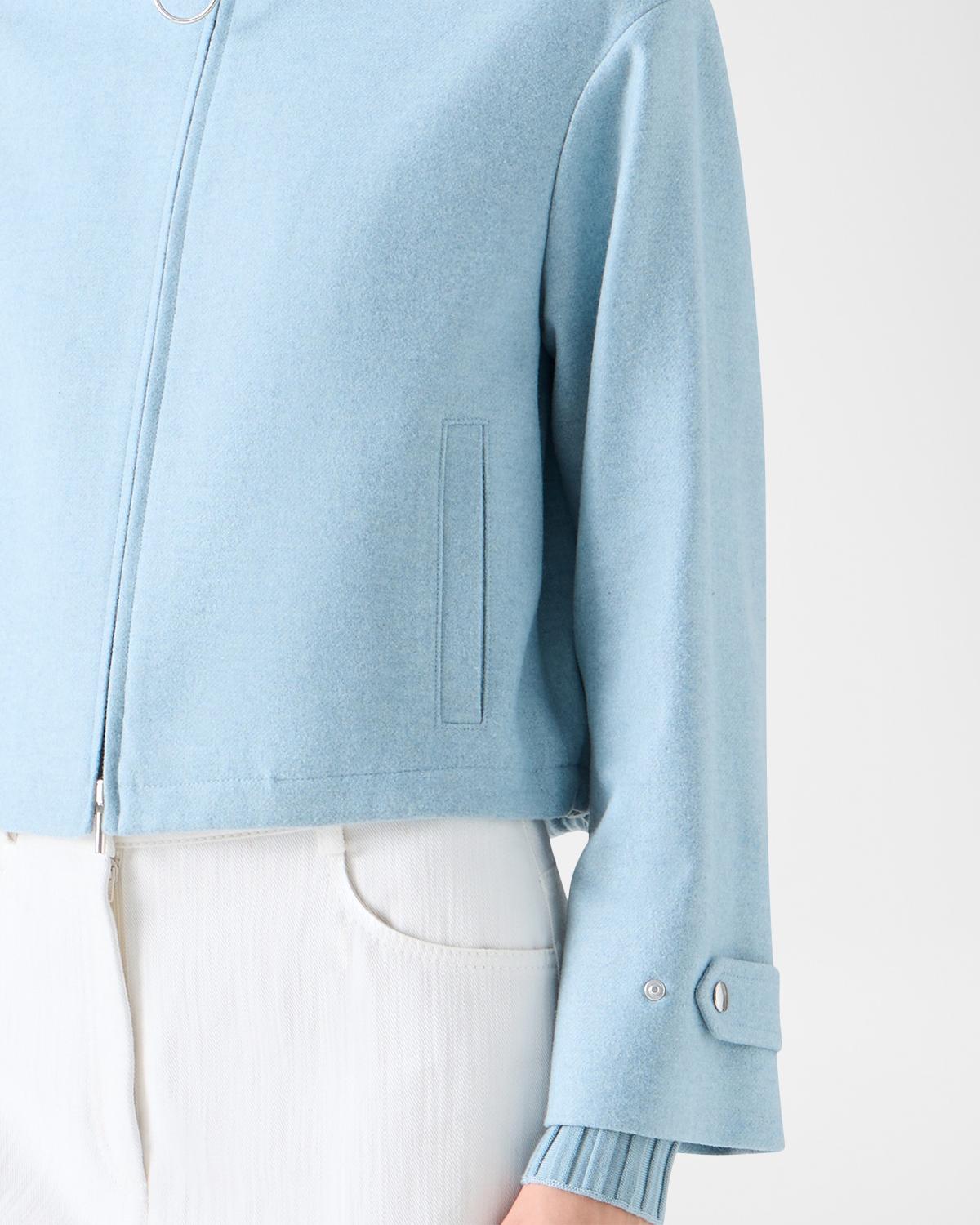 Wool-Blend Blouson Jacket - thumbnail 6