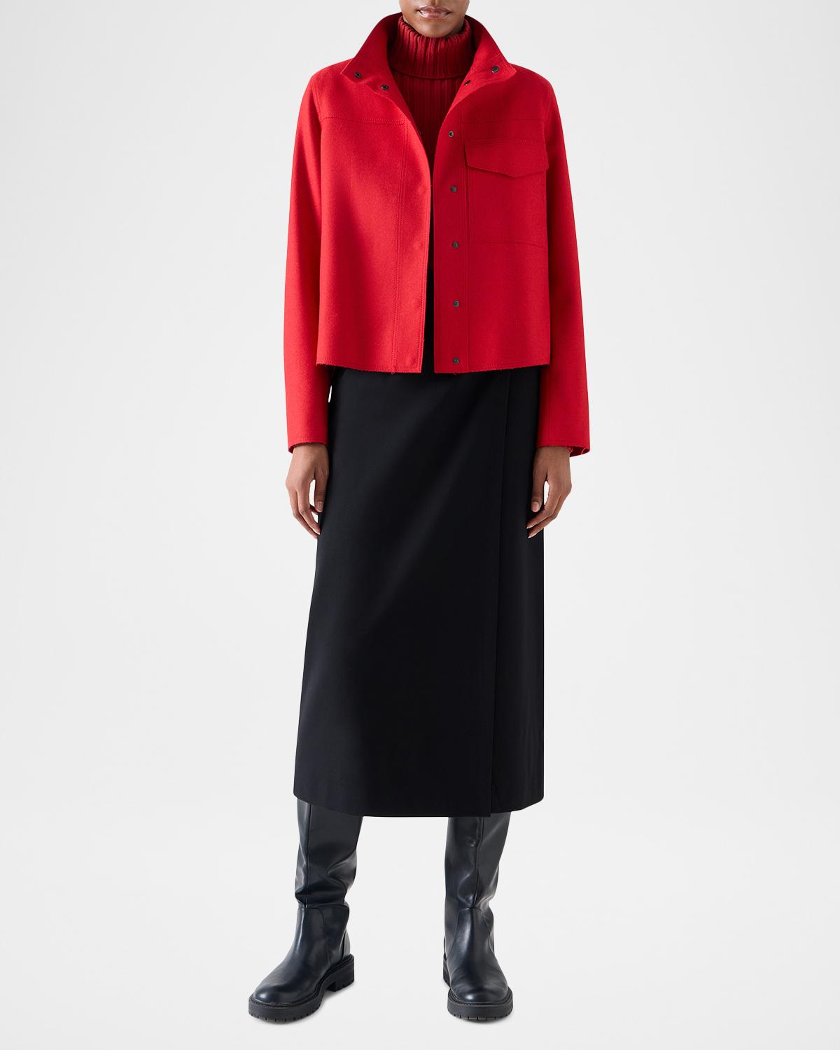 Taglio Vivo Felted Wool Blend Jacket - thumbnail 2