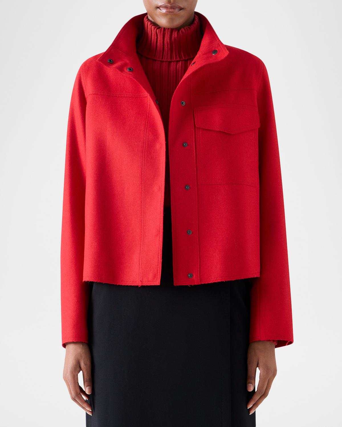 Taglio Vivo Felted Wool Blend Jacket - thumbnail 4