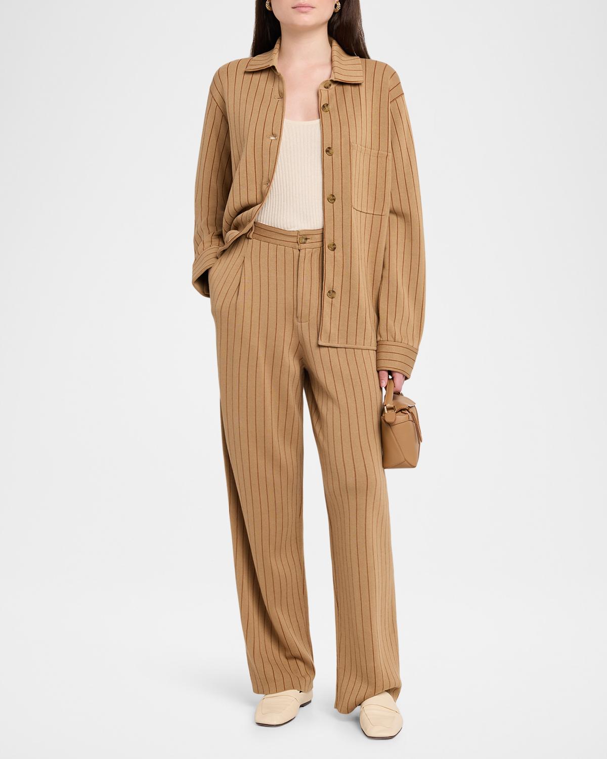 Pinstripe Carpenter Pants - thumbnail 7