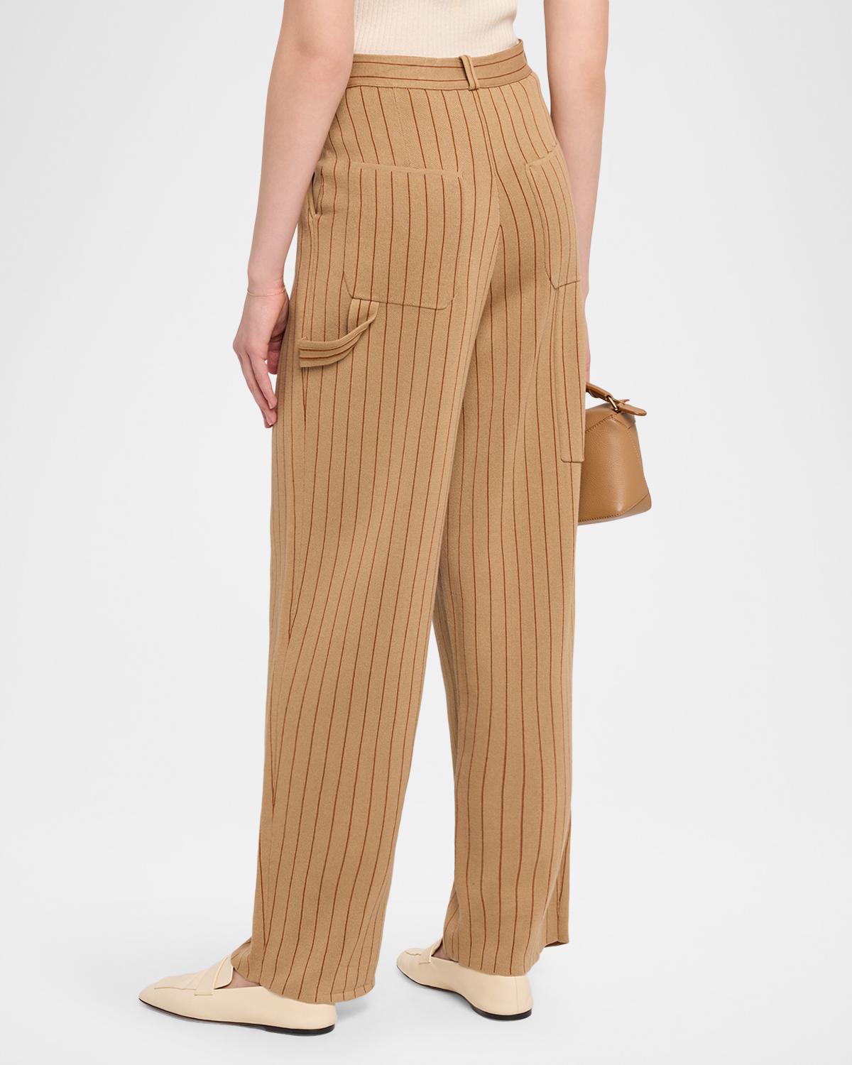 Pinstripe Carpenter Pants - thumbnail 8