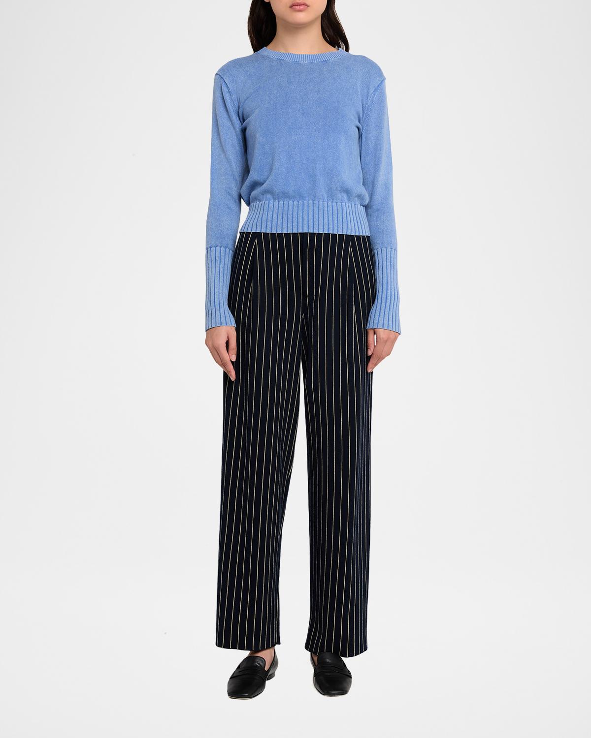 Pinstripe Carpenter Pants - thumbnail 2