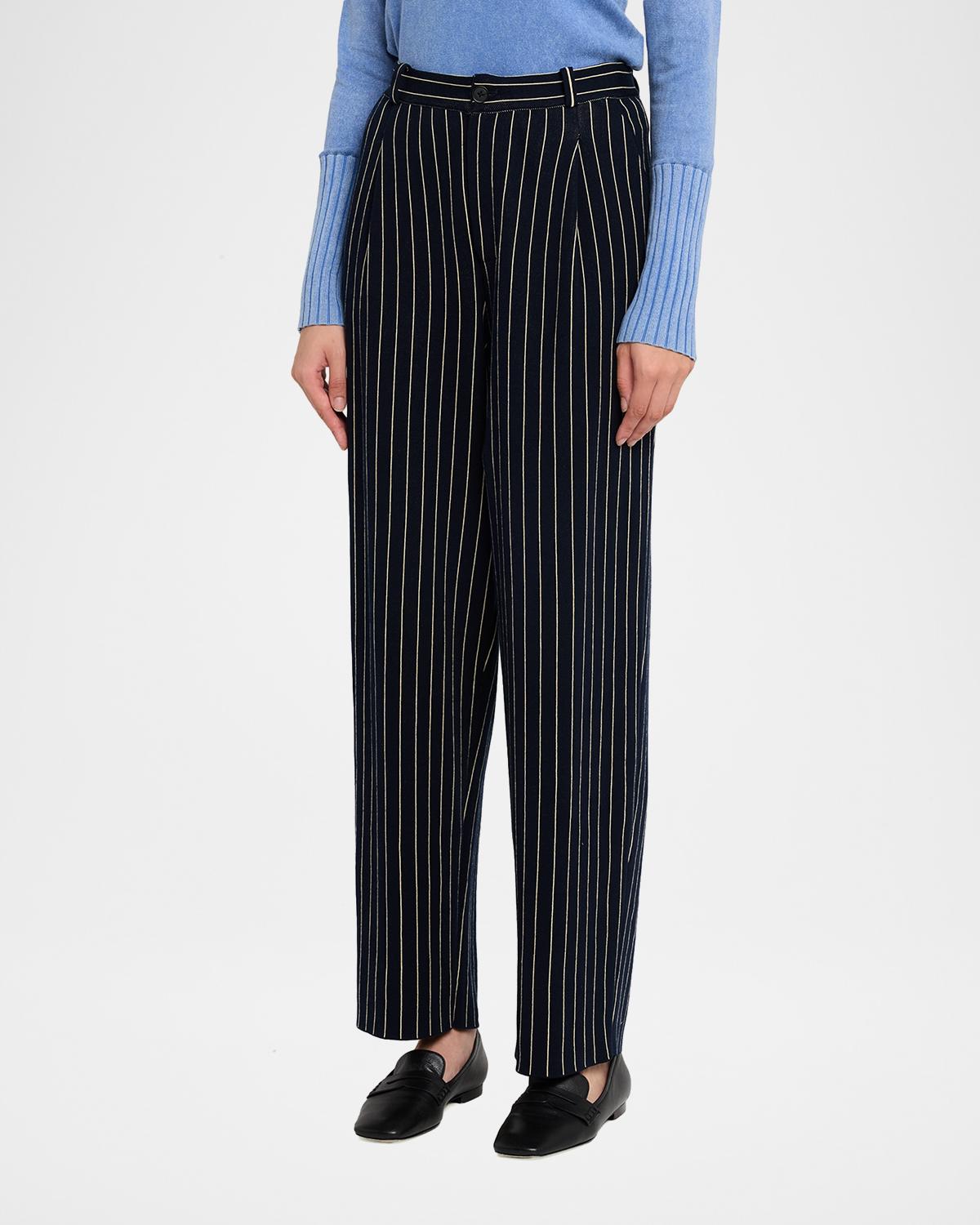 Pinstripe Carpenter Pants - thumbnail 4