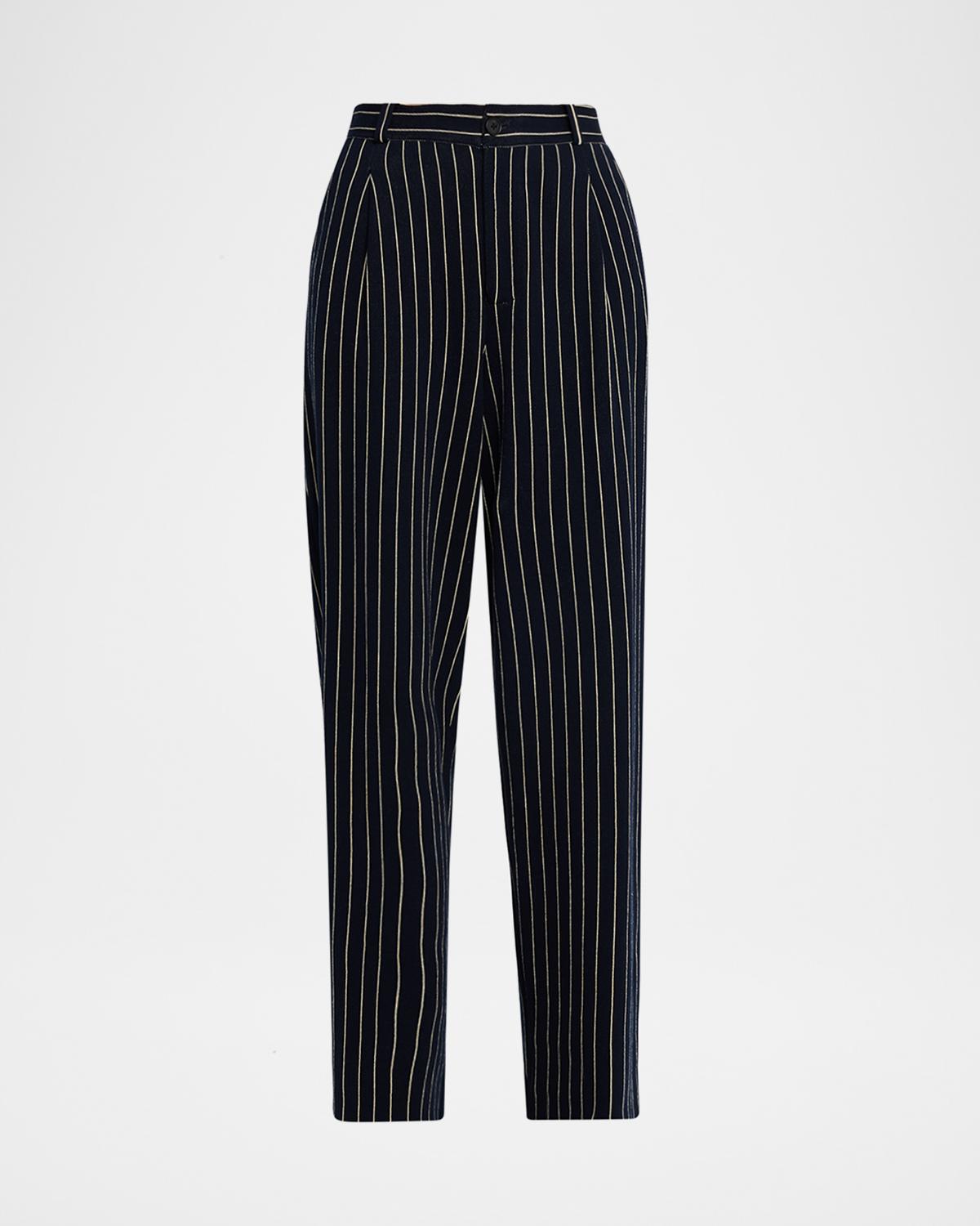 Pinstripe Carpenter Pants