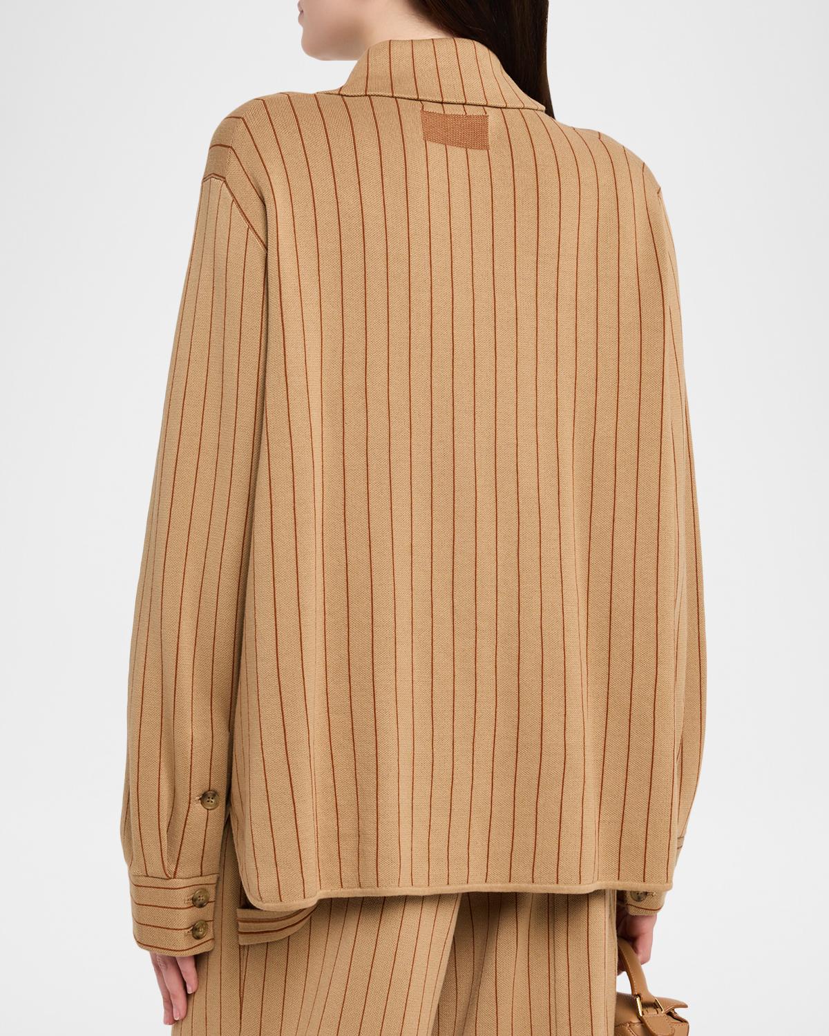 Pinstripe Work Shirt - thumbnail 3