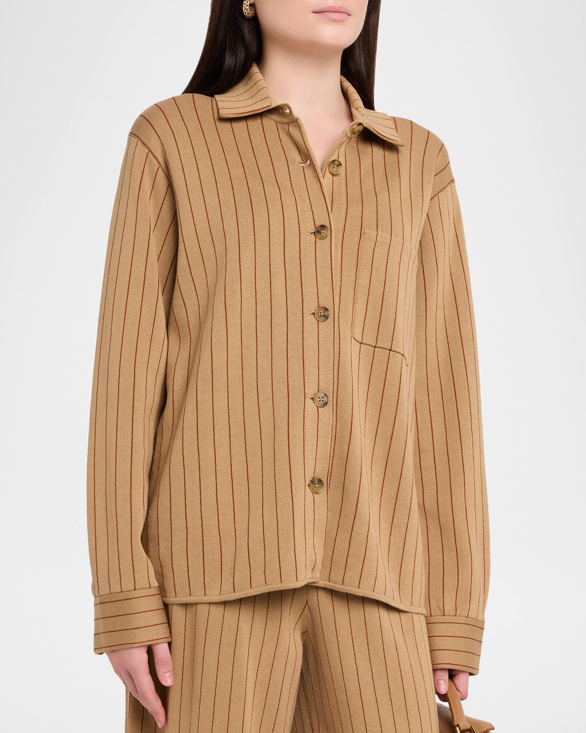 Pinstripe Work Shirt - thumbnail 4