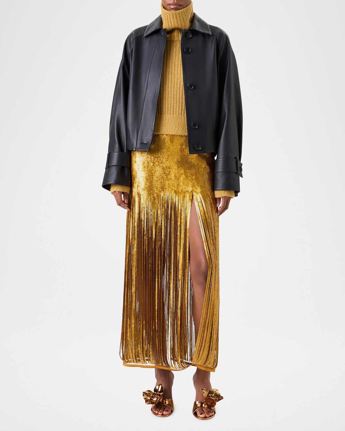 Kallisto Lamb Nappa Leather Jacket - thumbnail 2