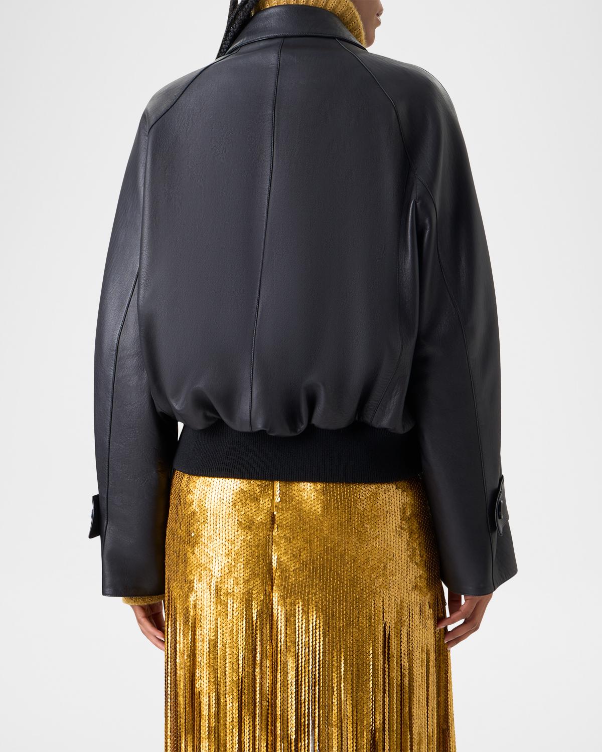 Kallisto Lamb Nappa Leather Jacket - thumbnail 3