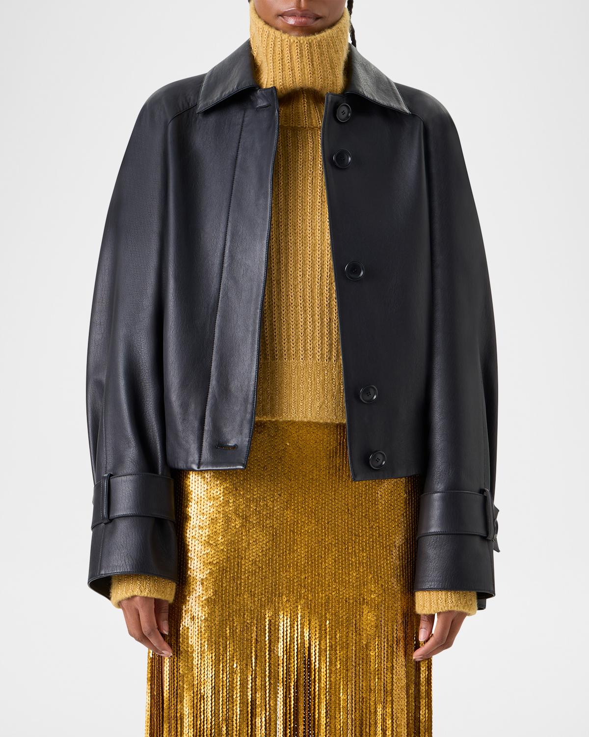 Kallisto Lamb Nappa Leather Jacket - thumbnail 5
