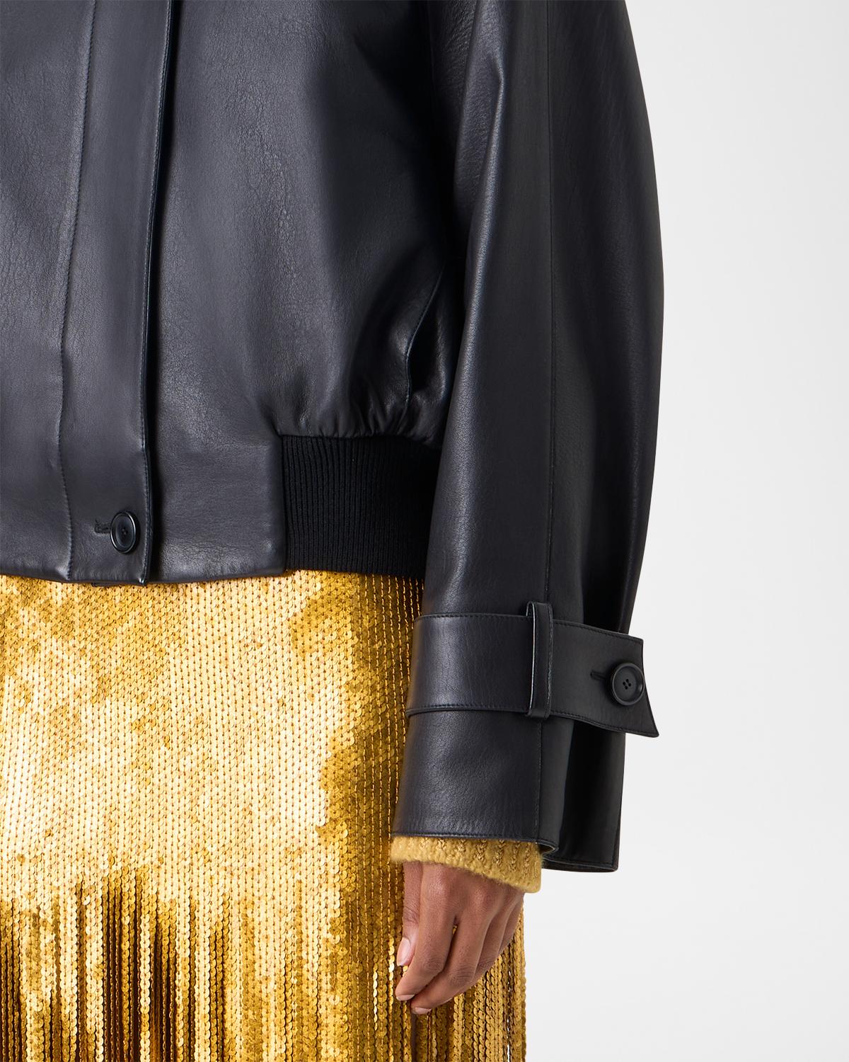 Kallisto Lamb Nappa Leather Jacket - thumbnail 6