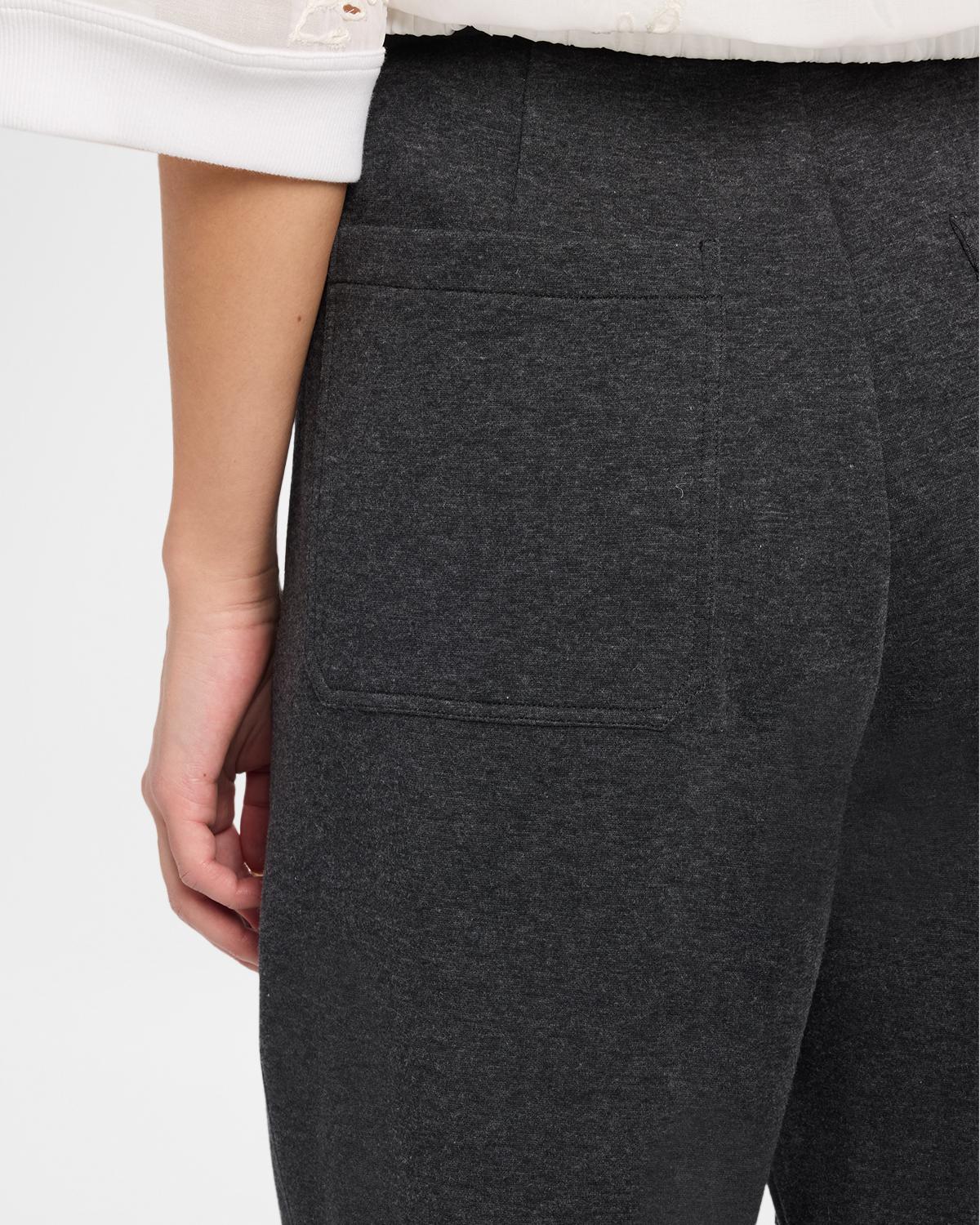 Pleated Tapered-Leg Ankle Sport Pants - thumbnail 5