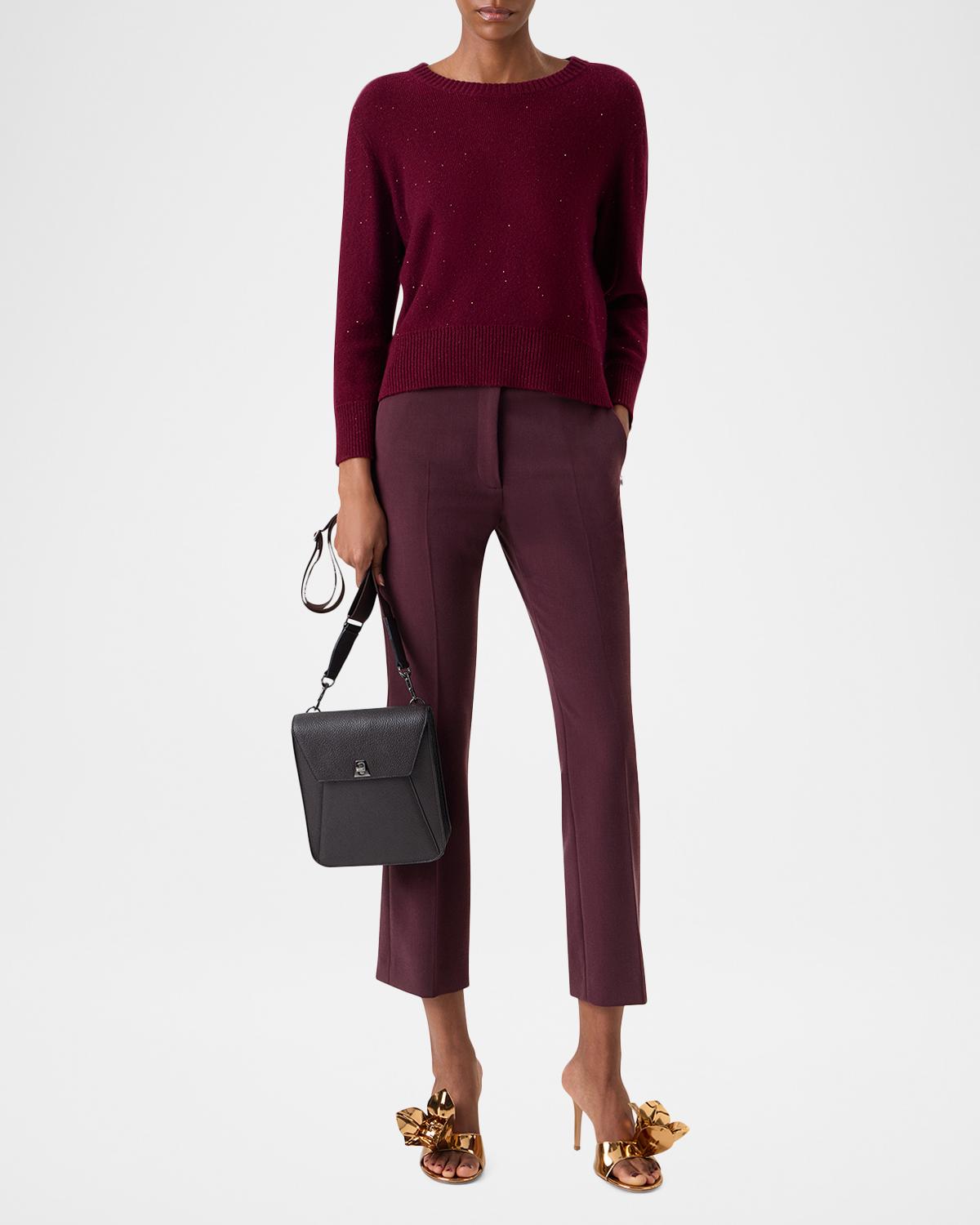 Cashmere Micro Sequin Knit Sweater - thumbnail 6