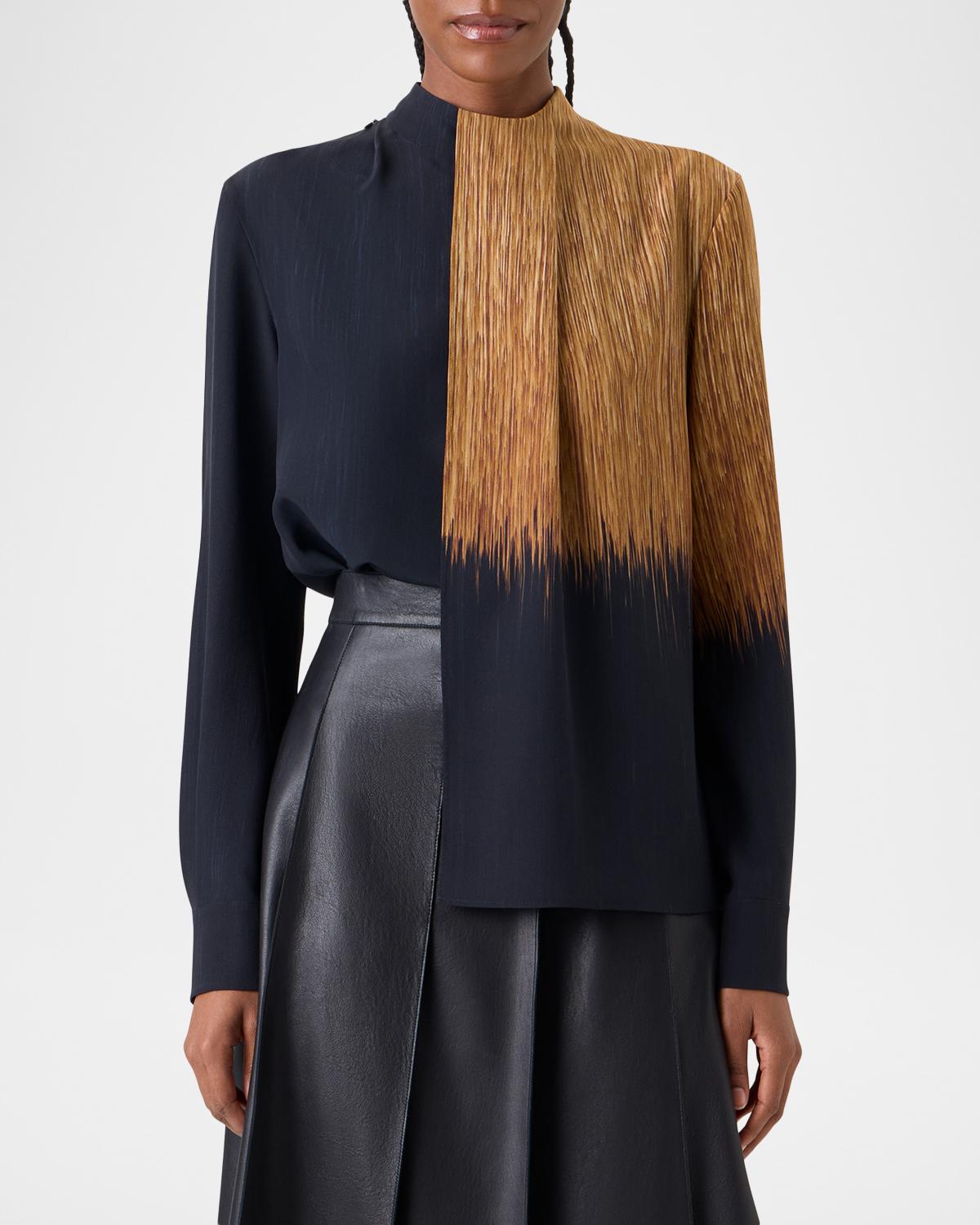 Oro Lienzo Silk Crepe Blouse - thumbnail 4