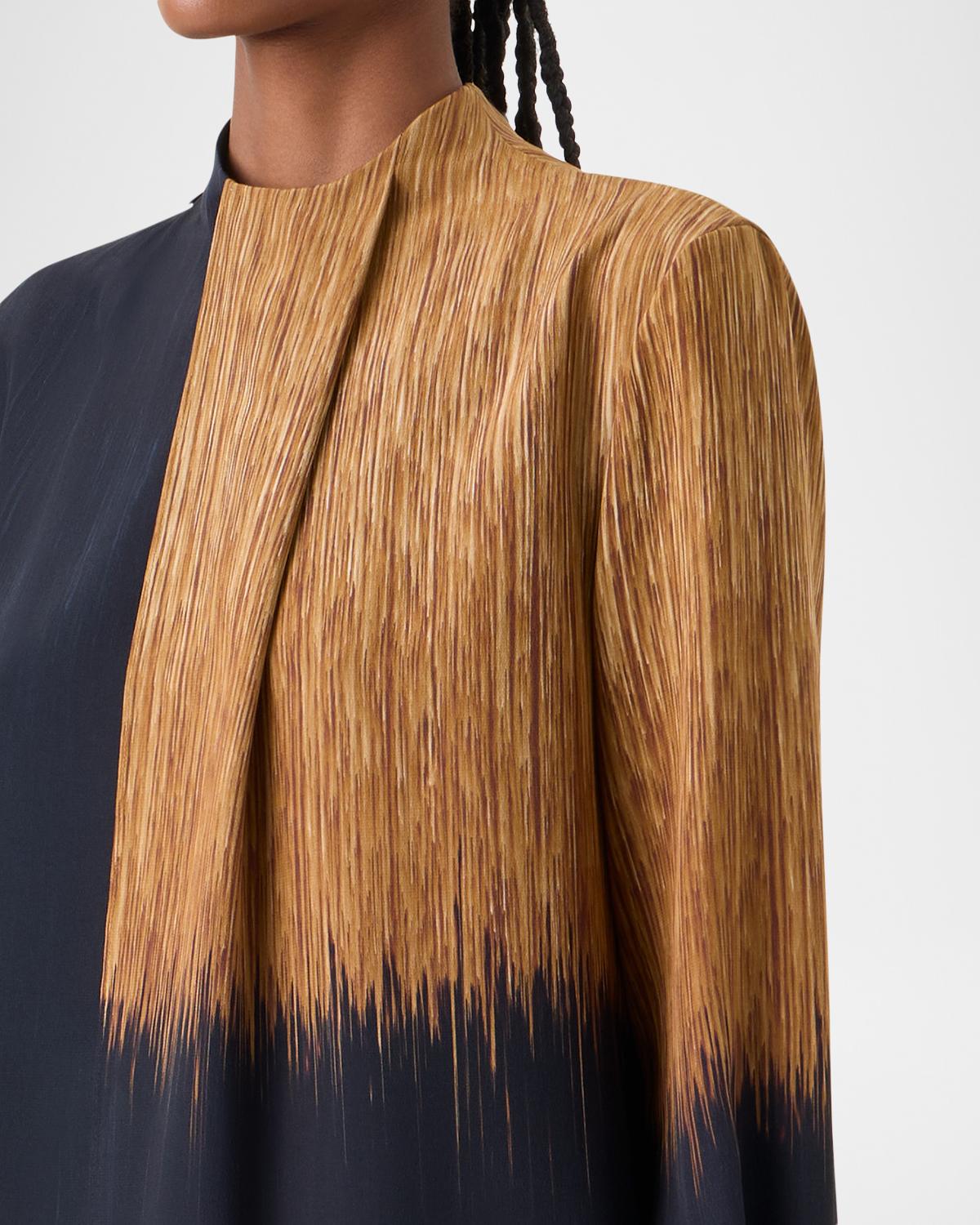 Oro Lienzo Silk Crepe Blouse - thumbnail 5