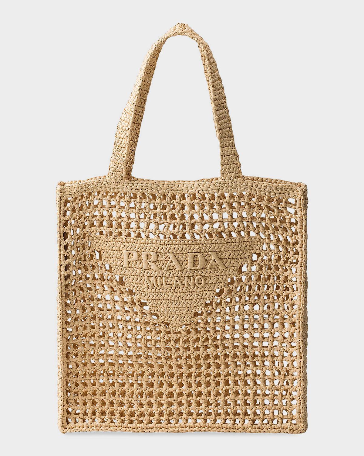 Prada Crochet Tote Bag | Neiman Marcus
