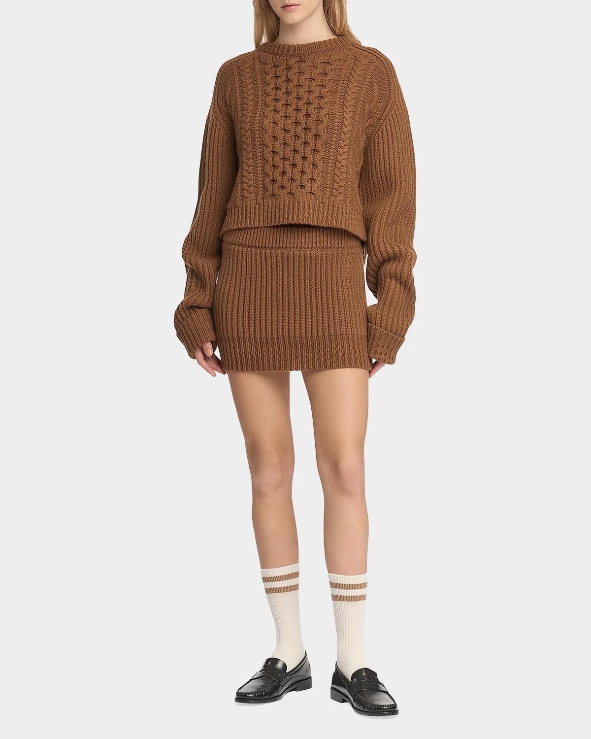 Cable-Knit Cashmere Sweater - thumbnail 7