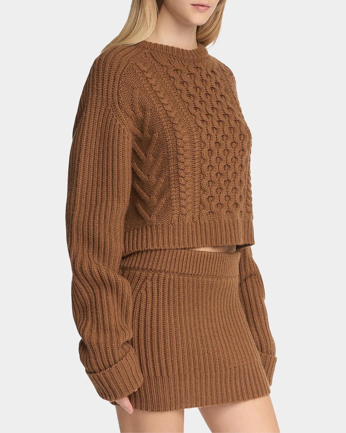 Cable-Knit Cashmere Sweater - thumbnail 6