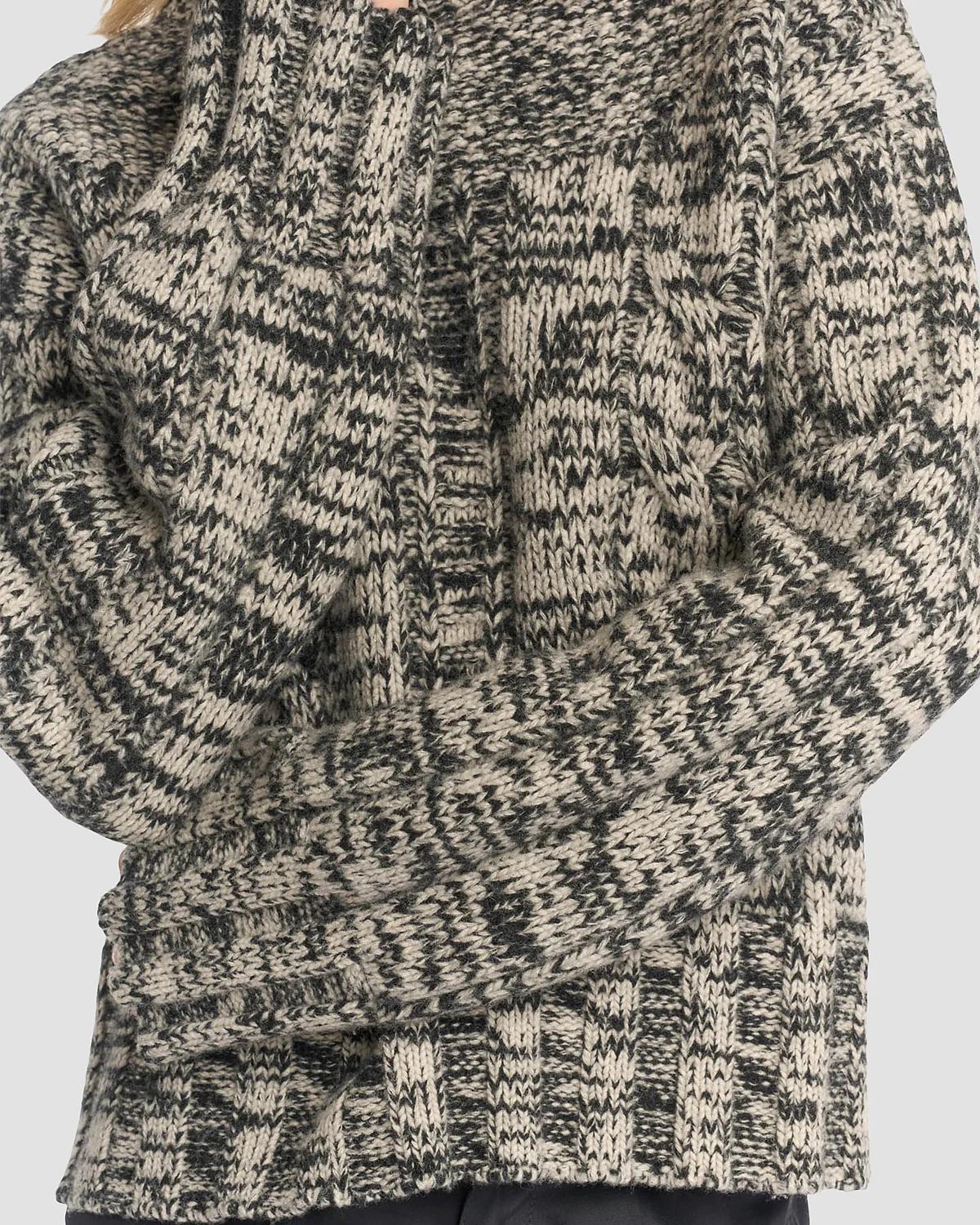 Marled Wool-Silk Sweater - thumbnail 8