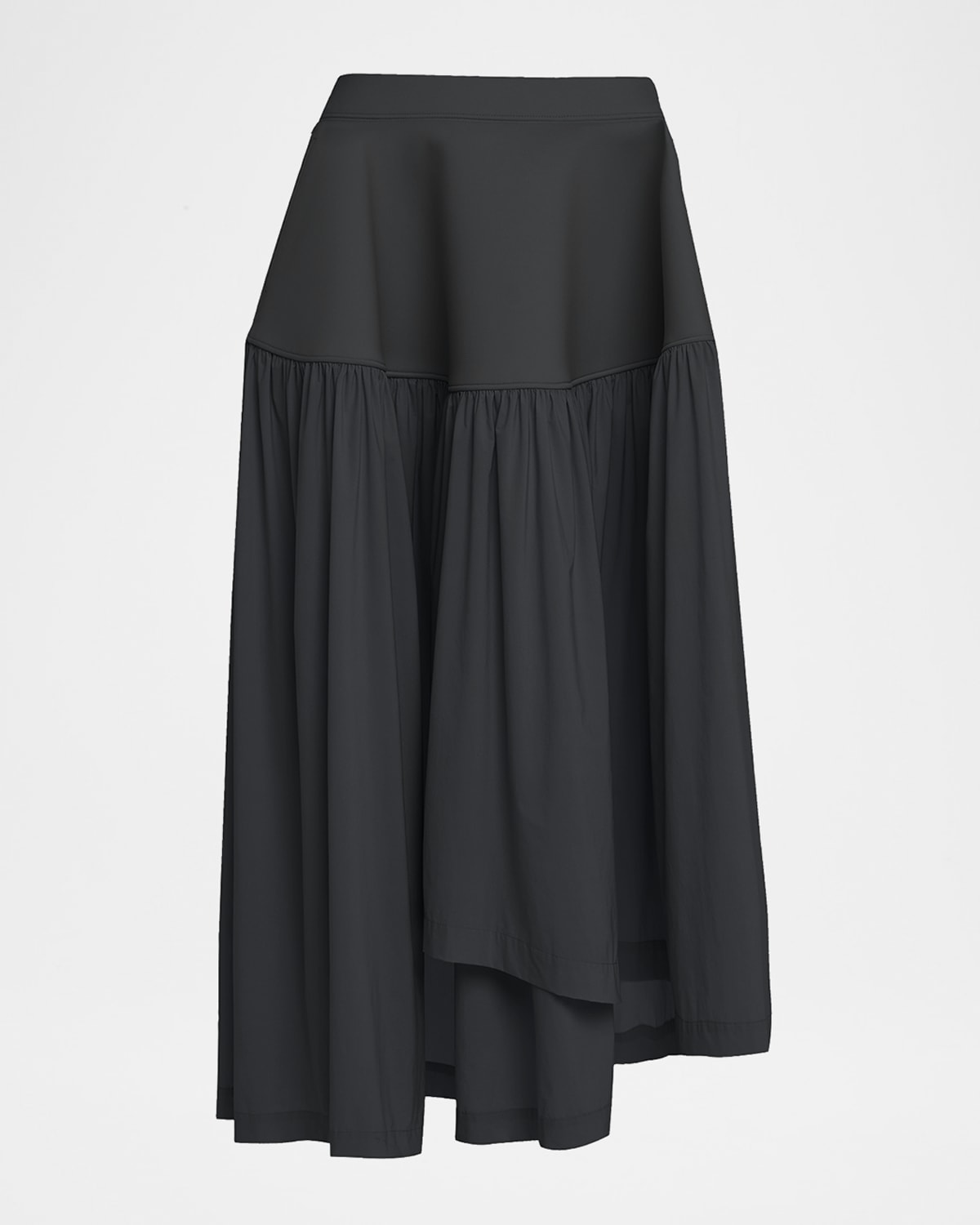 Issey Miyake Mute Winding Asymmetric Midi Skirt | Neiman Marcus