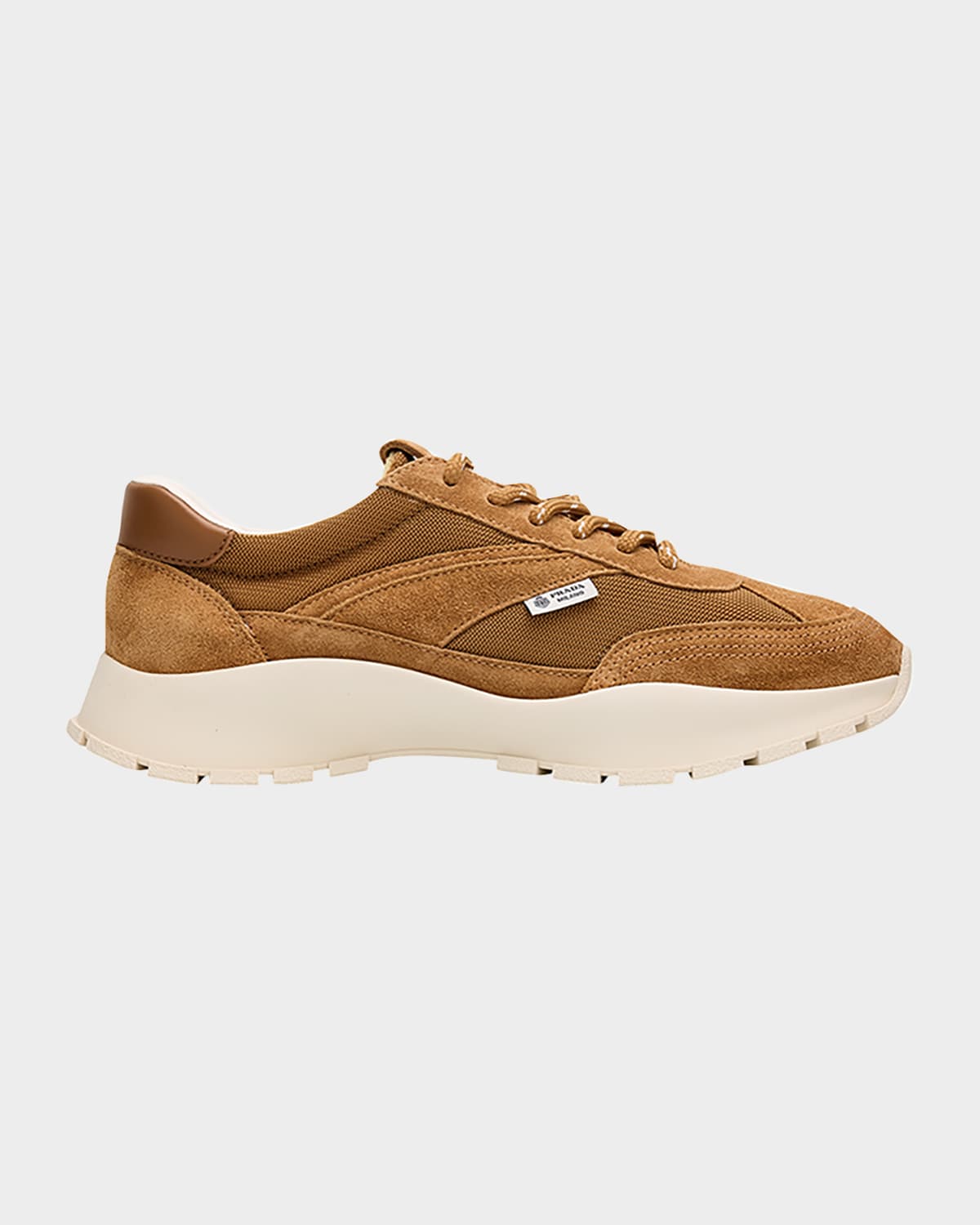 Prada Mesh and Suede Sneakers | Neiman Marcus