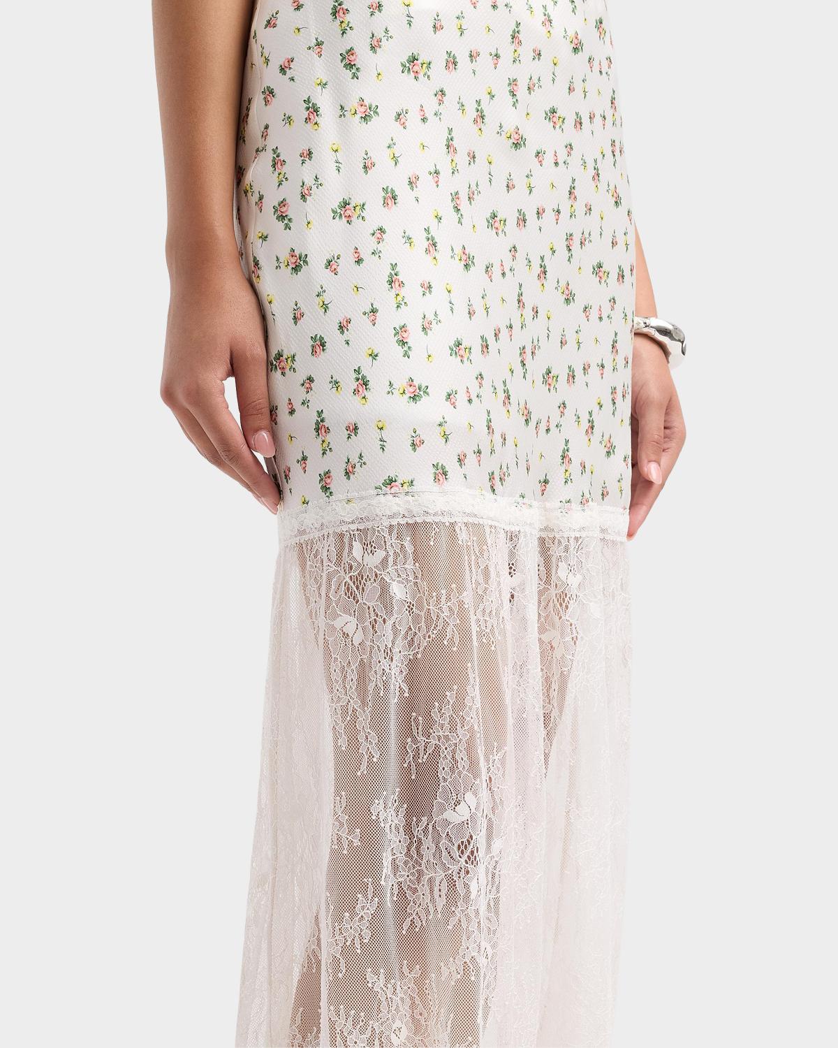 Flo Lace-Trim Midi Skirt - thumbnail 3