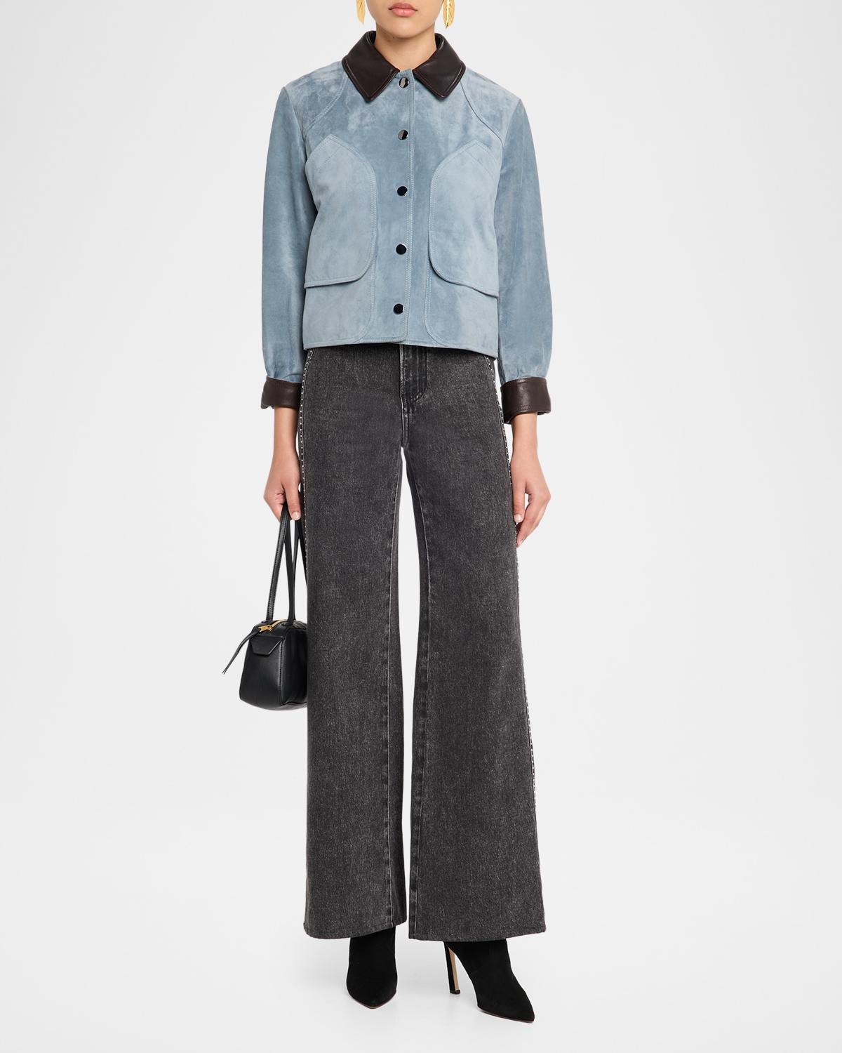 Walters Cropped Suede Jacket - thumbnail 2