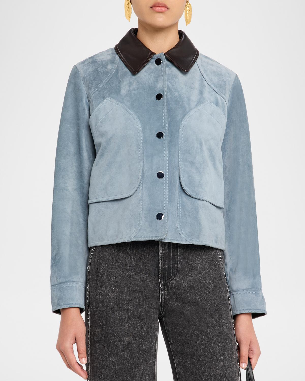 Walters Cropped Suede Jacket - thumbnail 4