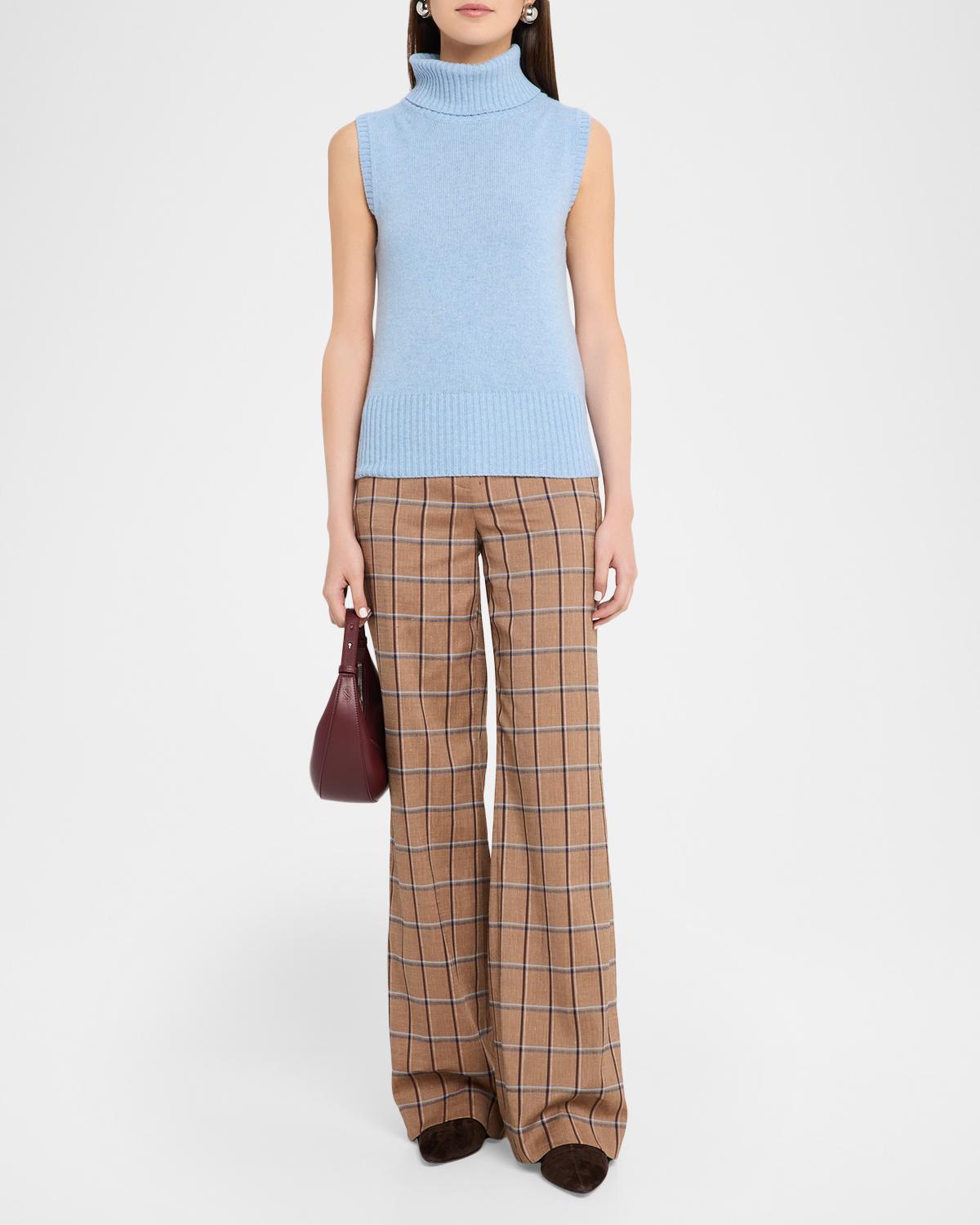 Tonelli Plaid Wide-Leg Pants - thumbnail 2