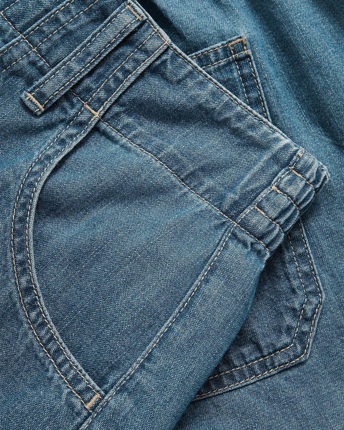 Sally Cotton Denim Shorts - thumbnail 5