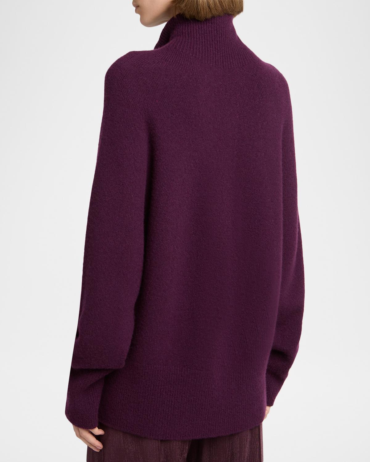 Long Cashmere Turtleneck Sweater - thumbnail 3