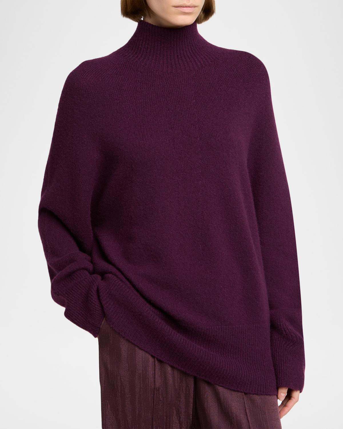 Long Cashmere Turtleneck Sweater - thumbnail 4