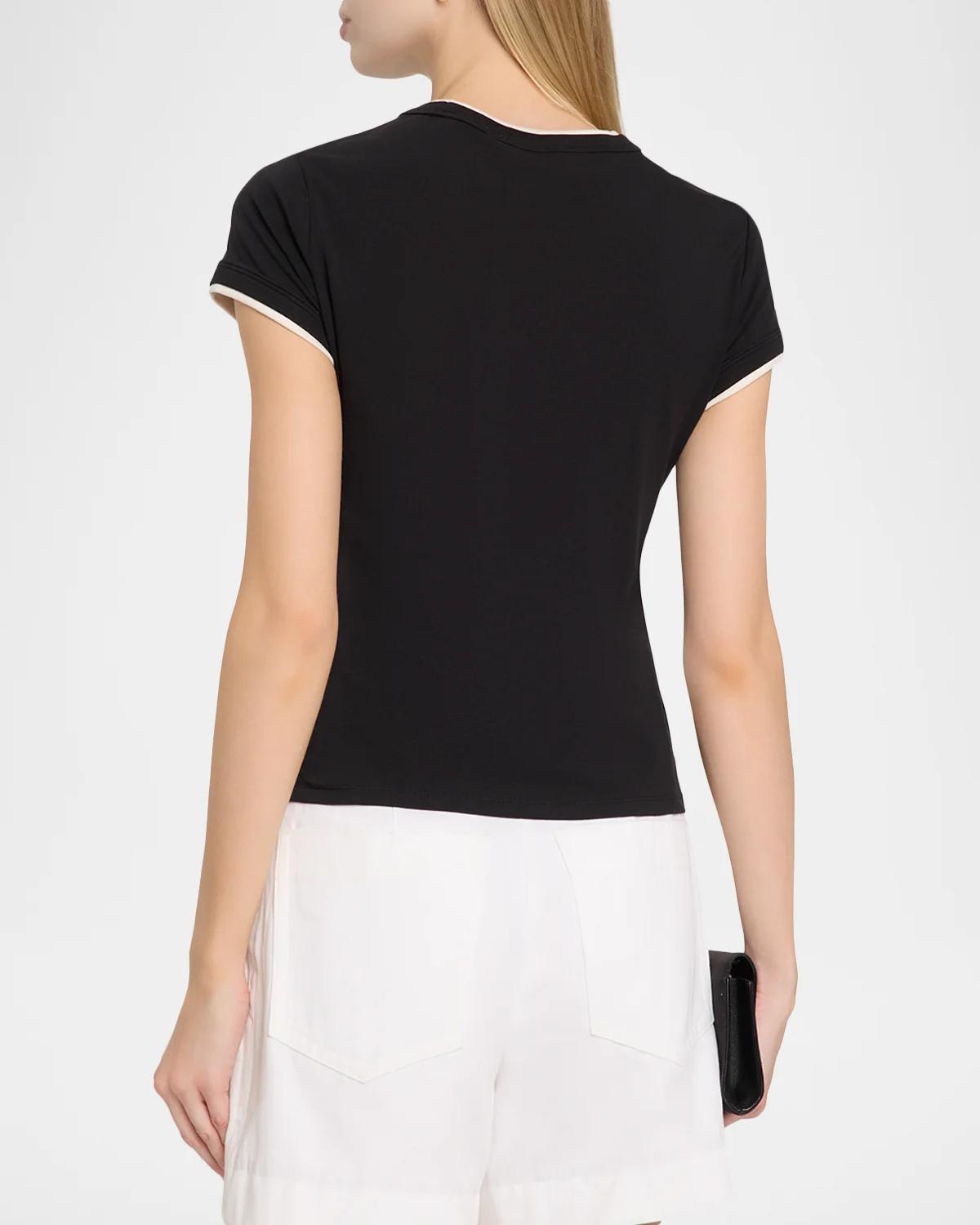Devin Stretch-Cotton T-Shirt - thumbnail 3
