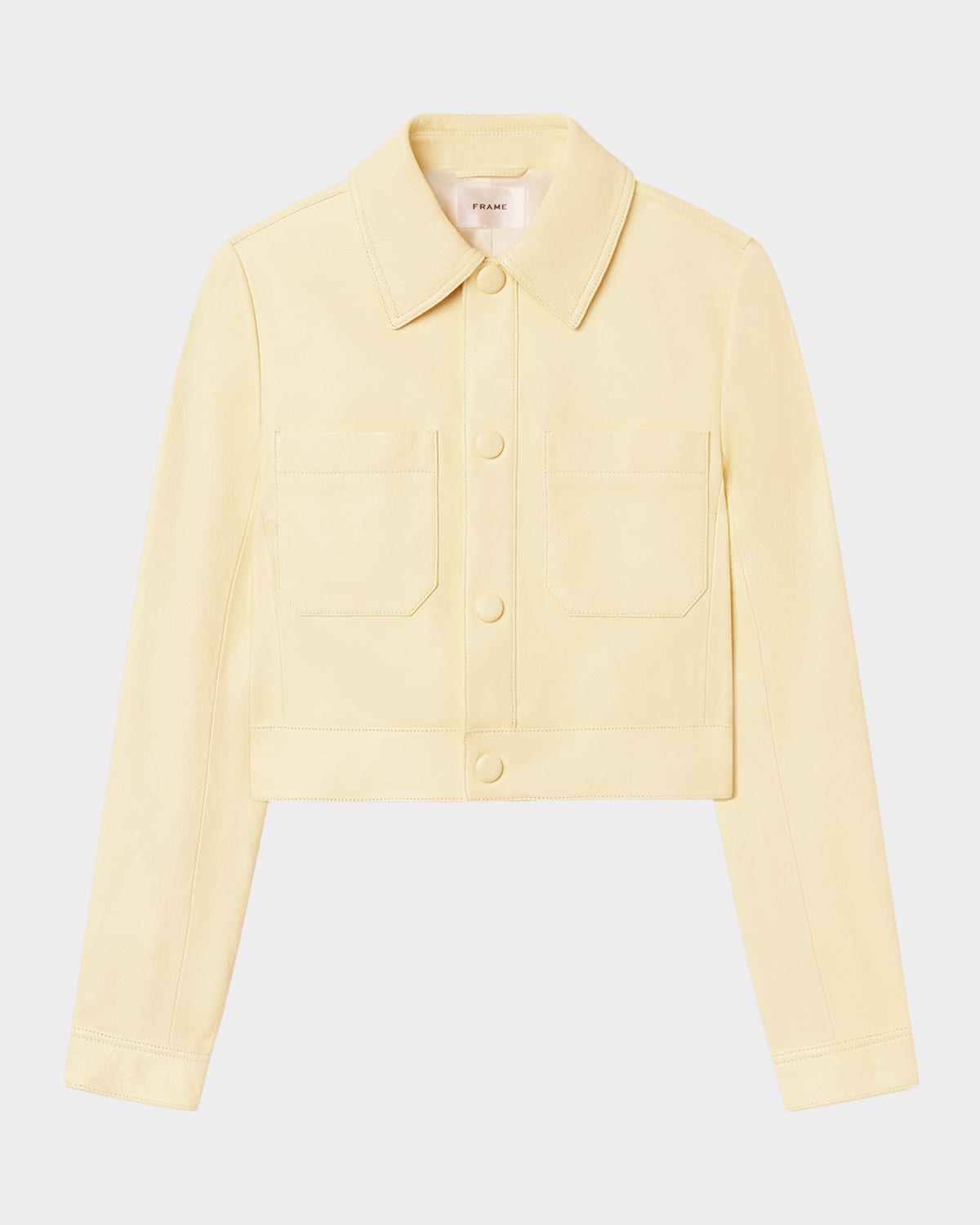 FRAME The Small Leather Jacket | Neiman Marcus