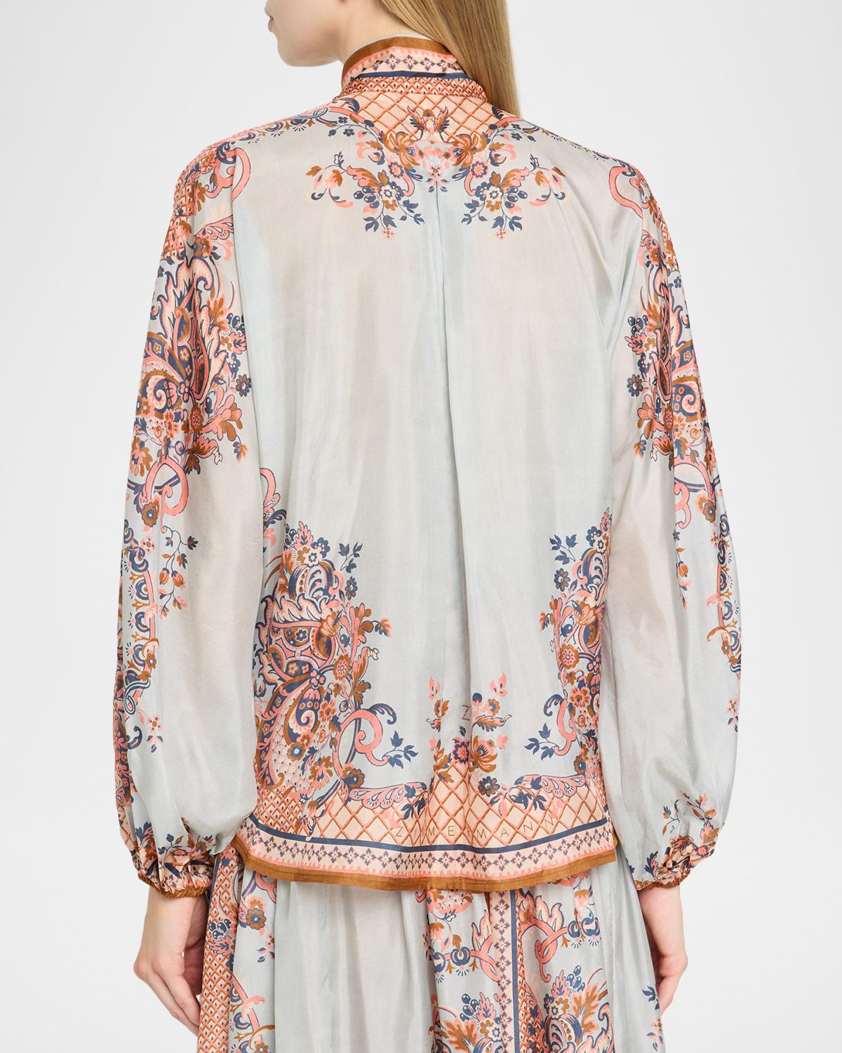 Aster Tie-Neck Blouse - thumbnail 3
